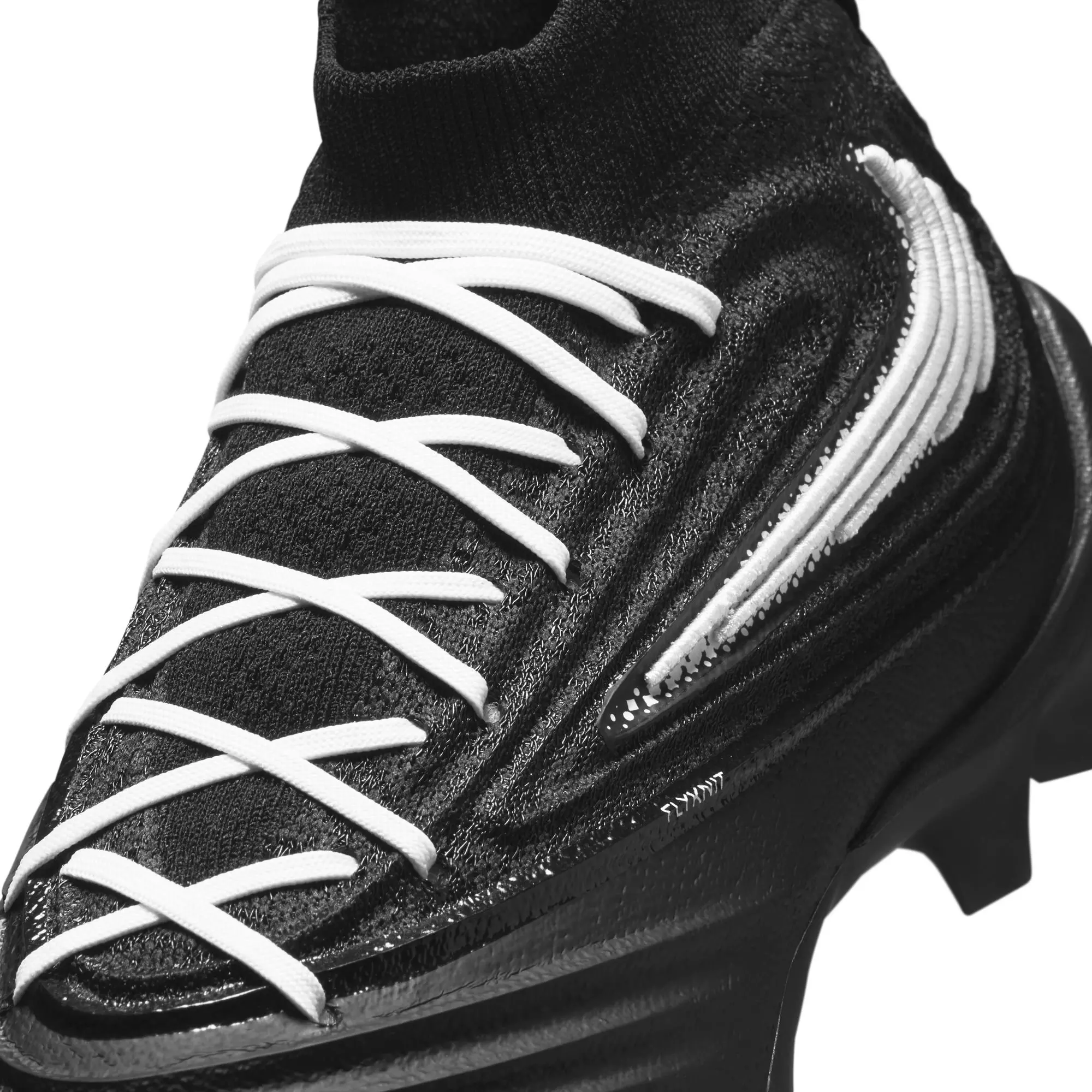 Nike Alpha Menace 5 Elite "Black/White" Men's Football Cleat - BLACK/WHITE