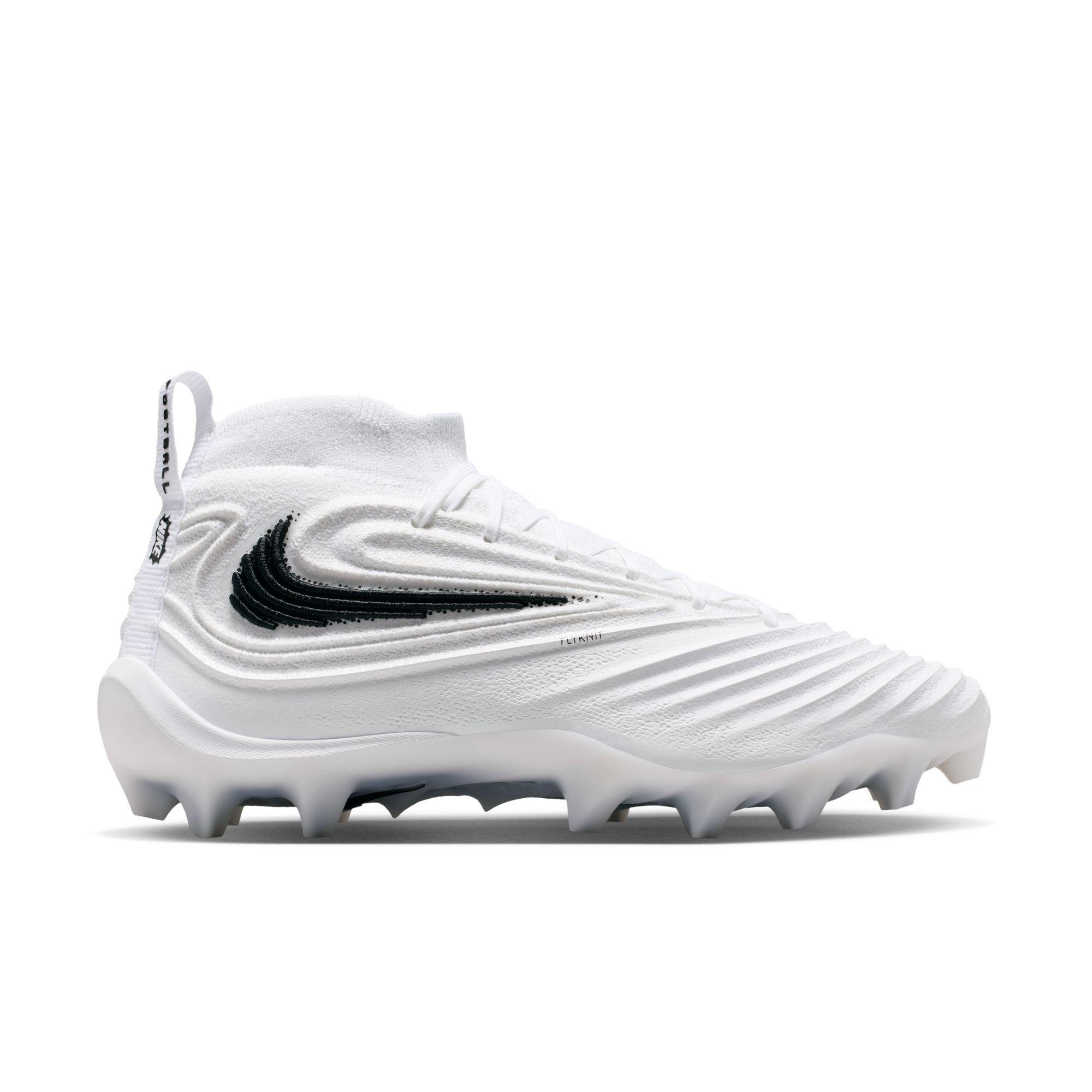 Nike Alpha Menace 5 Elite "White/Black" Men's Football Cleat - WHITE/BLACK Thumbnail View 2