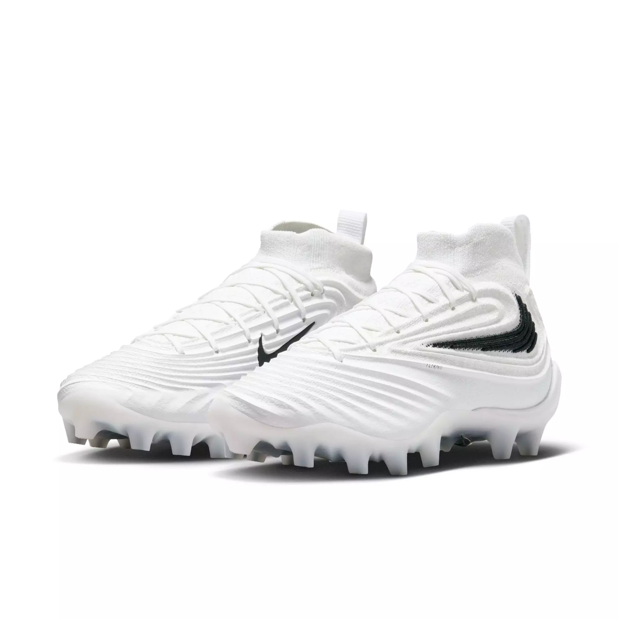 Nike Alpha Menace 5 Elite "White/Black" Men's Football Cleat - WHITE/BLACK