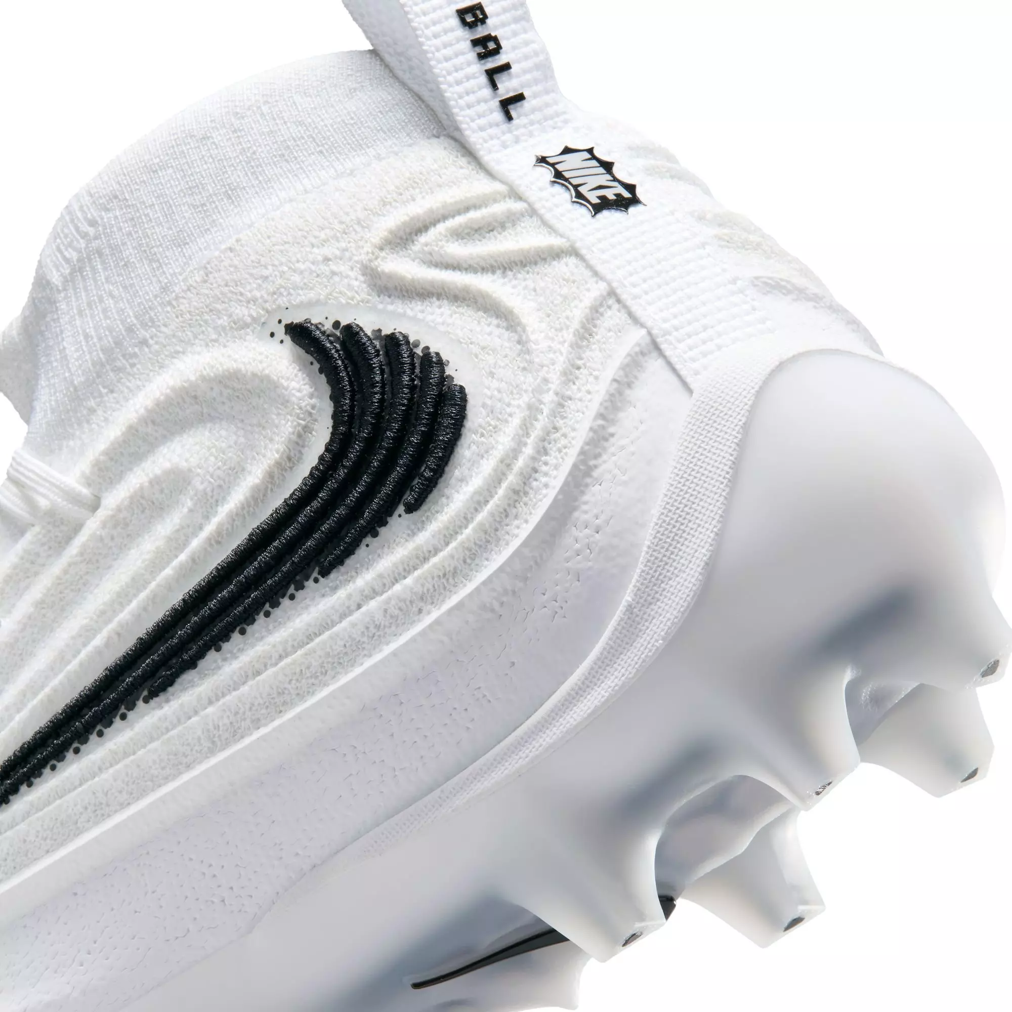 Nike Alpha Menace 5 Elite "White/Black" Men's Football Cleat - WHITE/BLACK