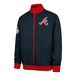 '47 Atlanta Braves Pique Track Jacket-Navy