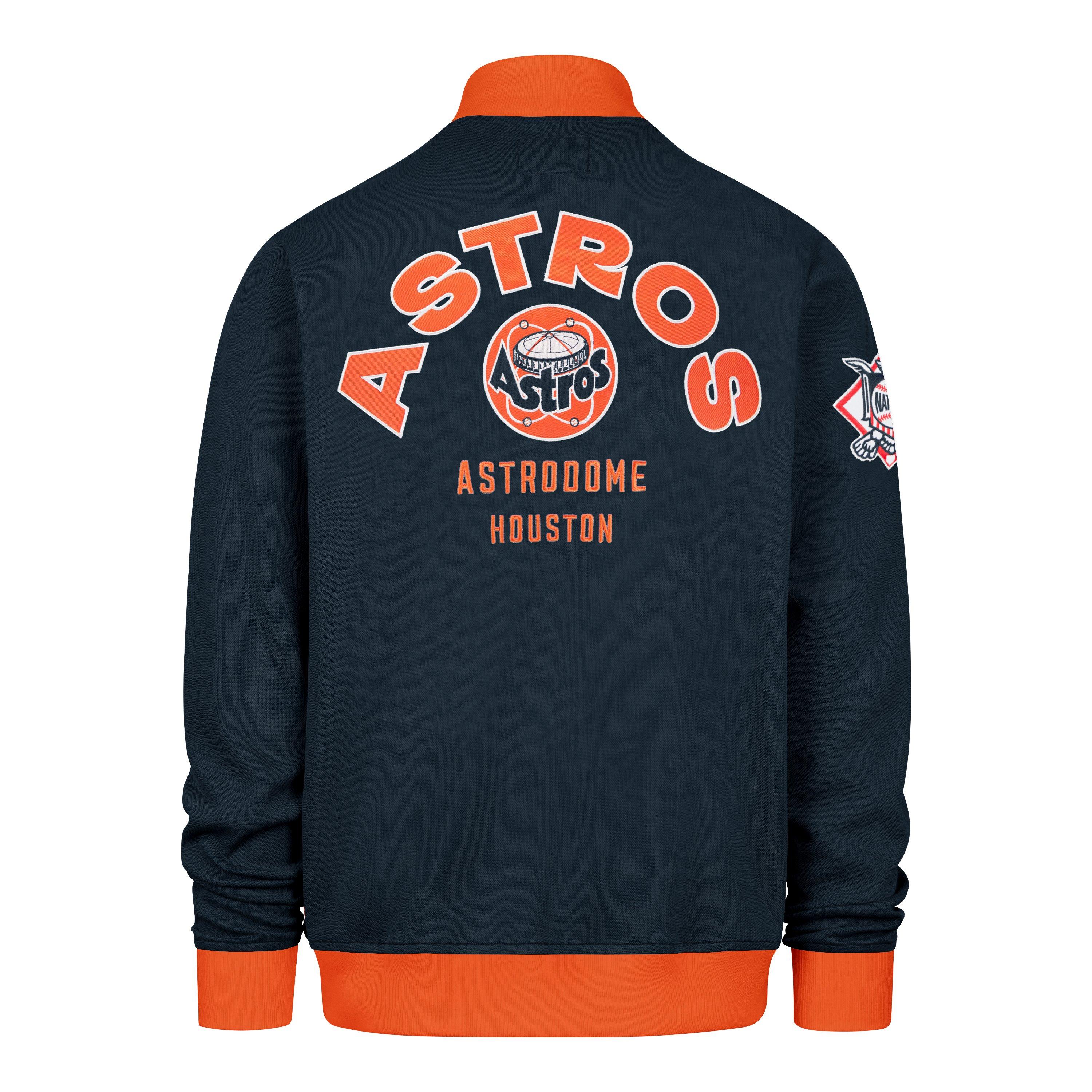 47 Houston Astros Pique Track Jacket - Navy - NAVY Thumbnail View 2