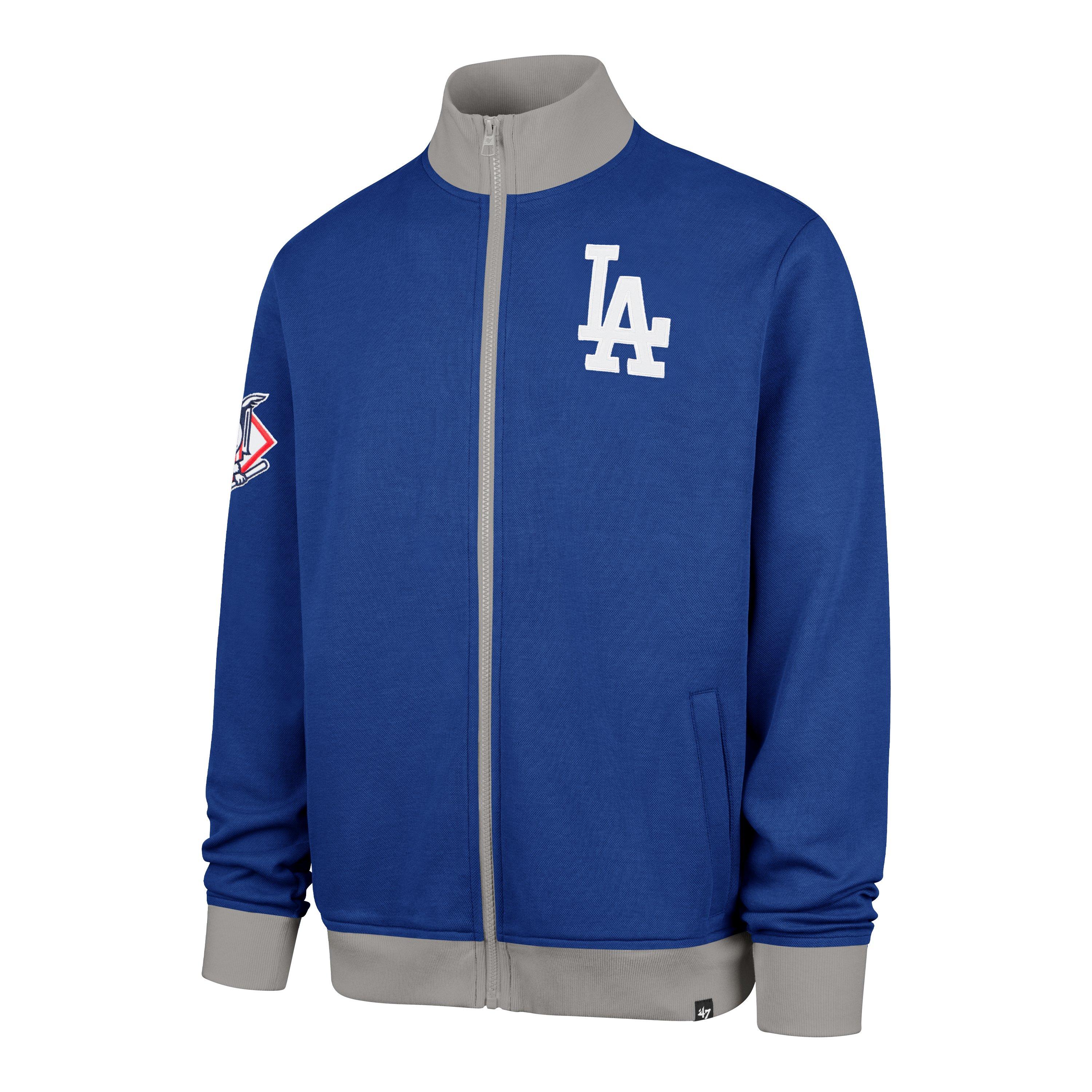 47 Los Angeles Dodgers Pique Track Jacket - Royal - ROYAL Thumbnail View 1