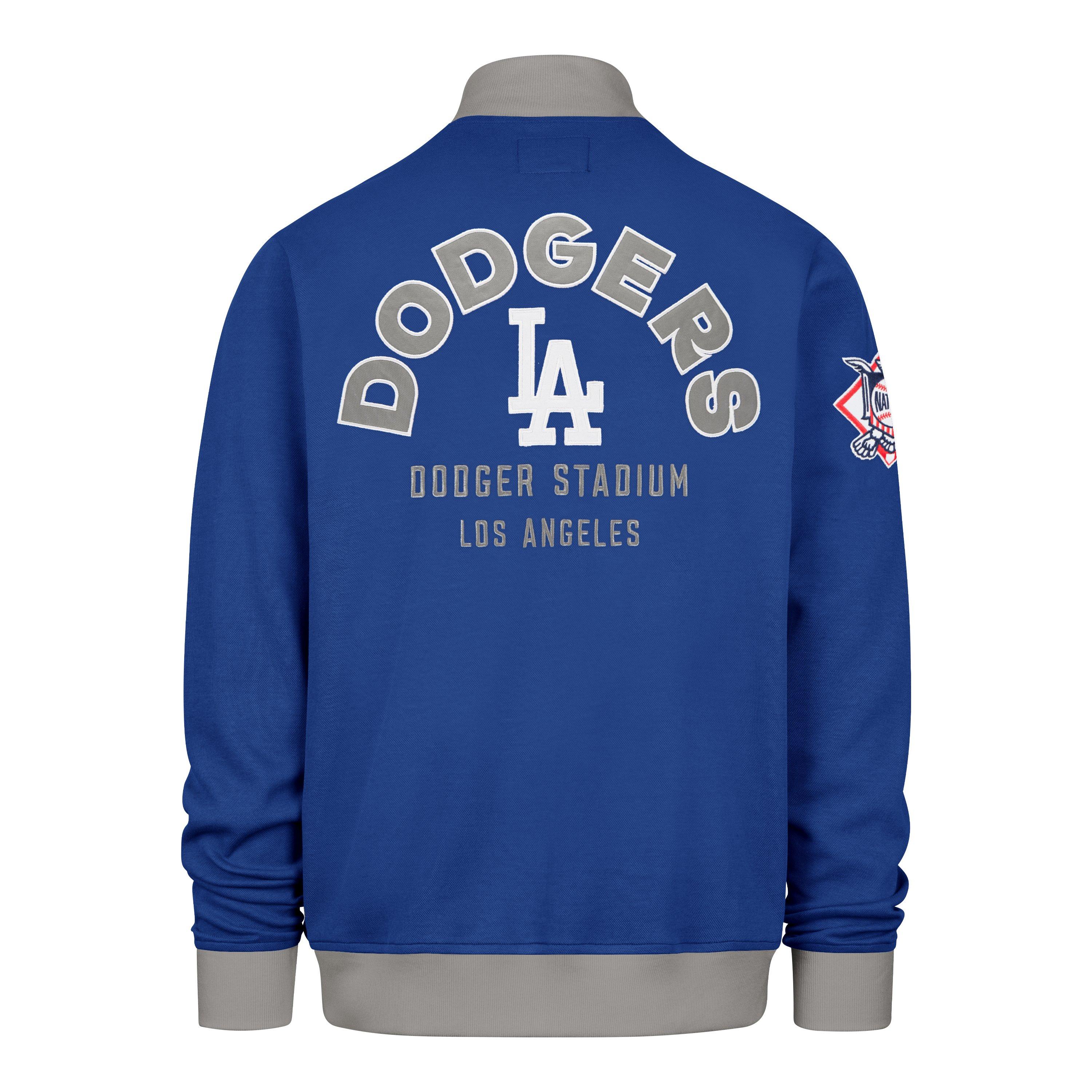 47 Los Angeles Dodgers Pique Track Jacket - Royal - ROYAL Thumbnail View 2