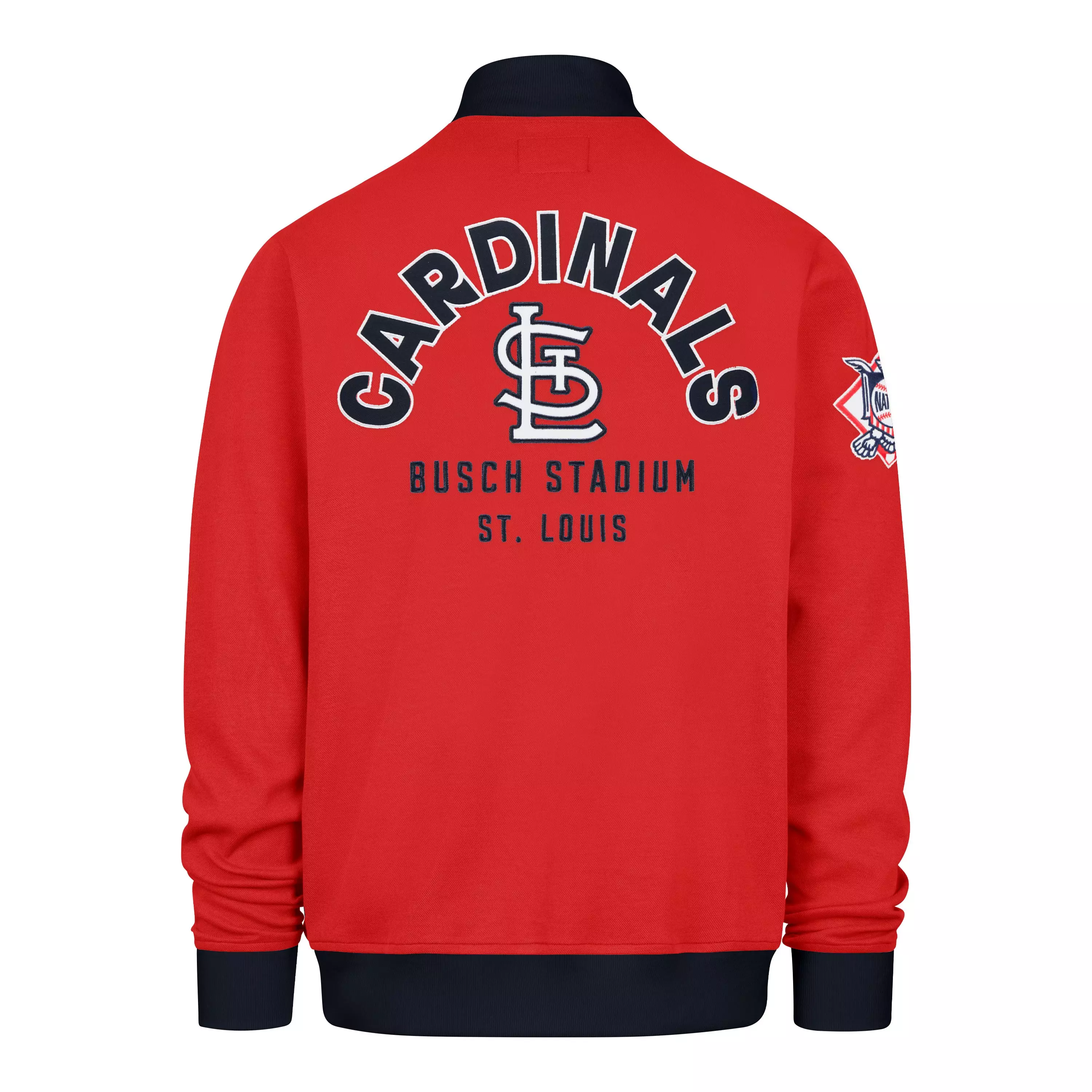 47 St. Louis Cardinals Pique Track Jacket - Red - RED