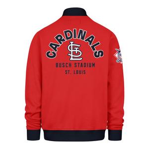 '47 St. Louis Cardinals Pique Track Jacket-Red