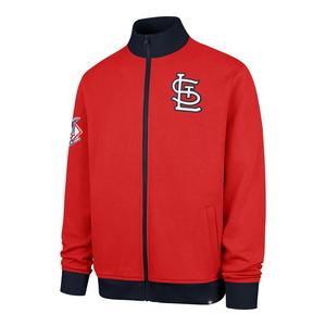 '47 St. Louis Cardinals Pique Track Jacket-Red