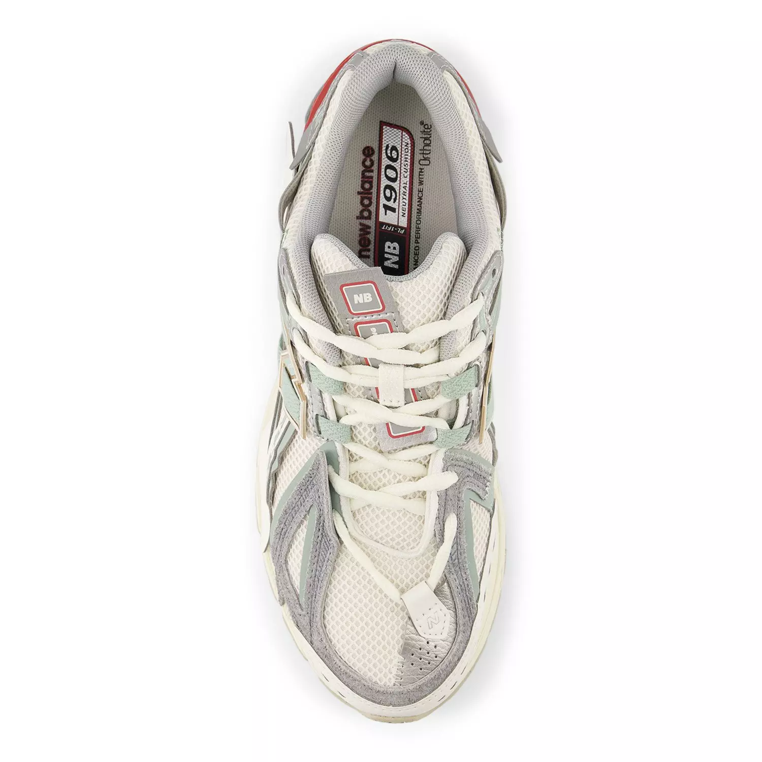 New Balance 1906 "Grey/Red" Unisex Shoe - GREY/RED