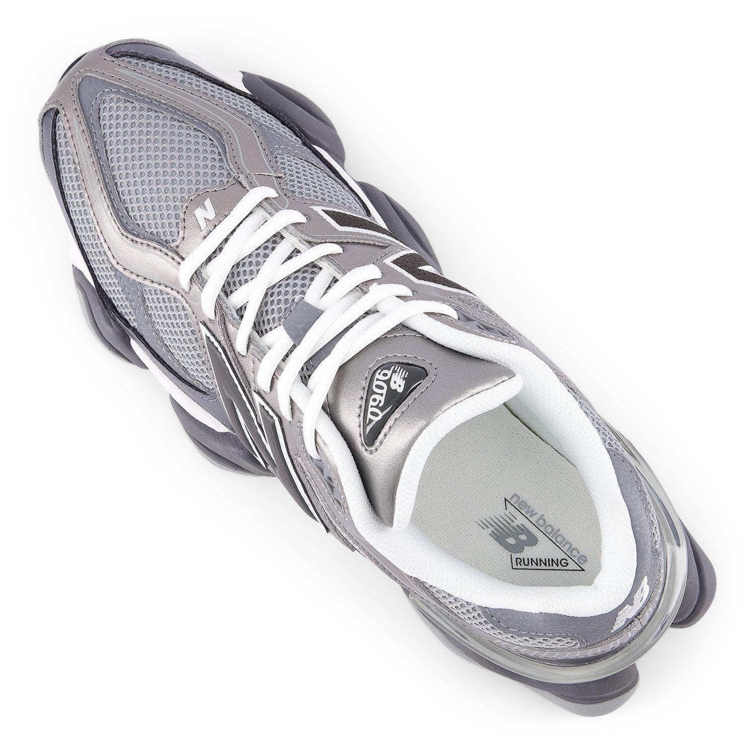 New Balance 9060 Grey Unisex Casual Shoe ABZORB | Hibbett