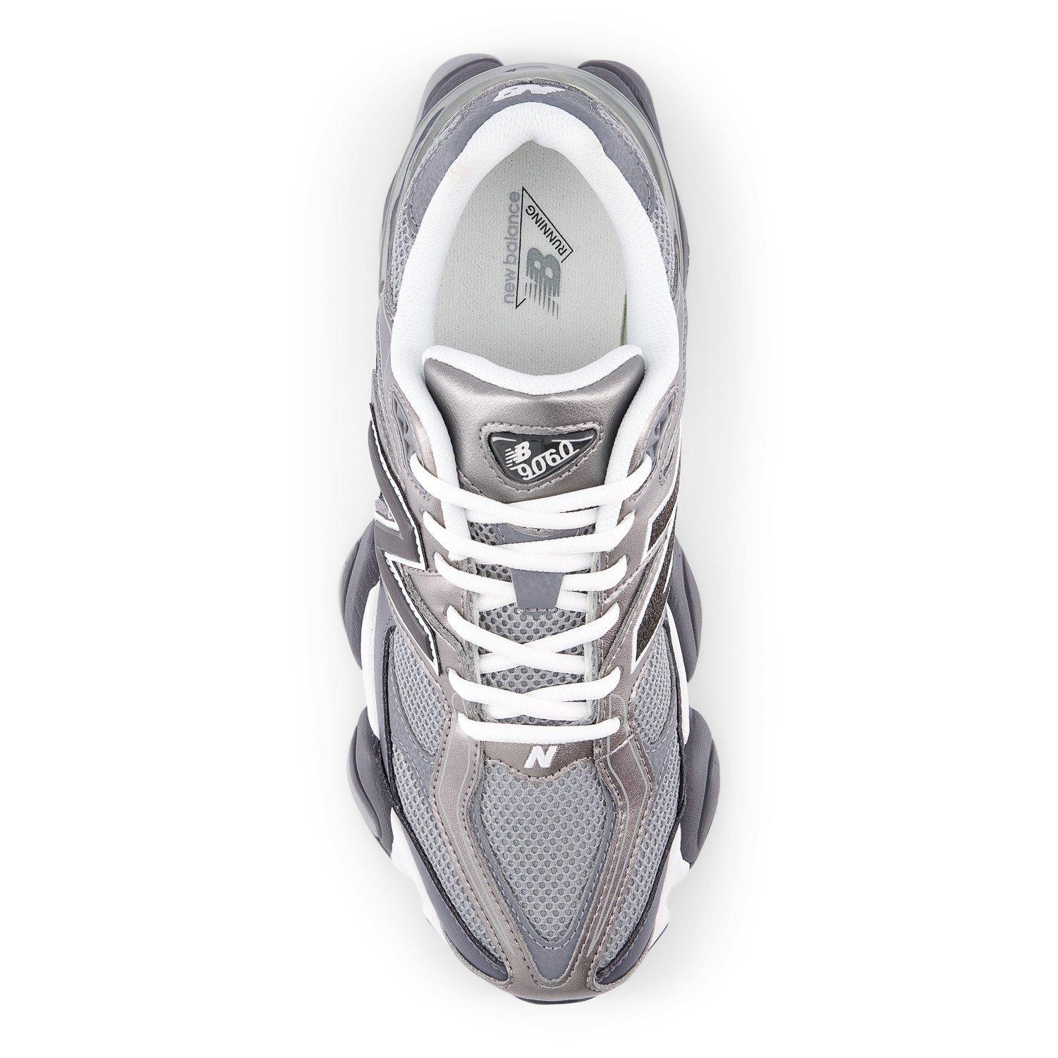 New Balance 9060 Grey Unisex Casual Shoe ABZORB | Hibbett