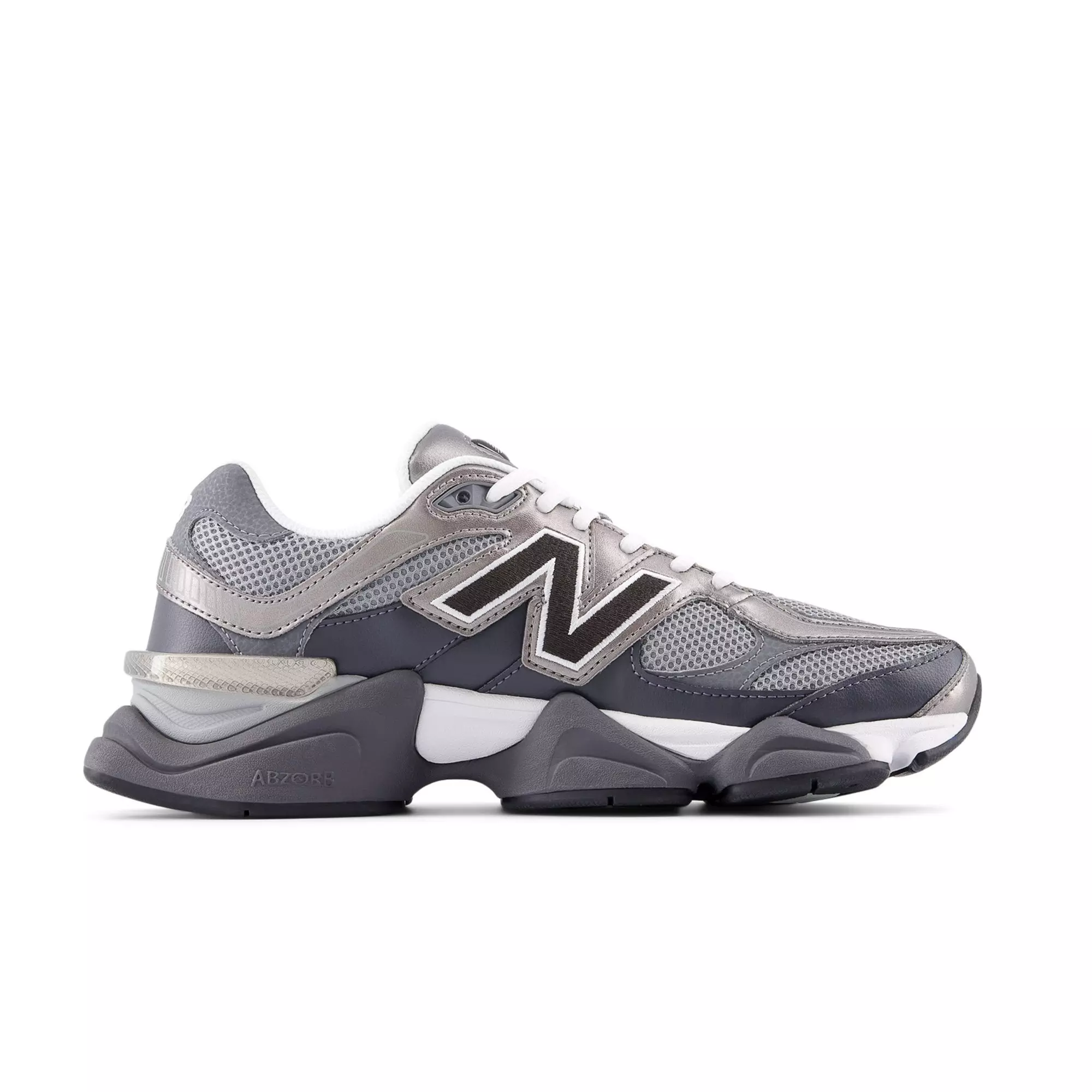 New Balance 9060 Grey Unisex Casual Shoe ABZORB | Hibbett