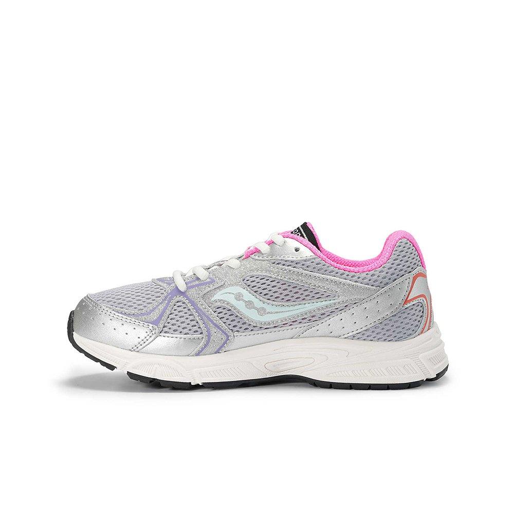 Saucony Ride Millennium KDZ Grade School Girls' "Silver/Multi" Shoe