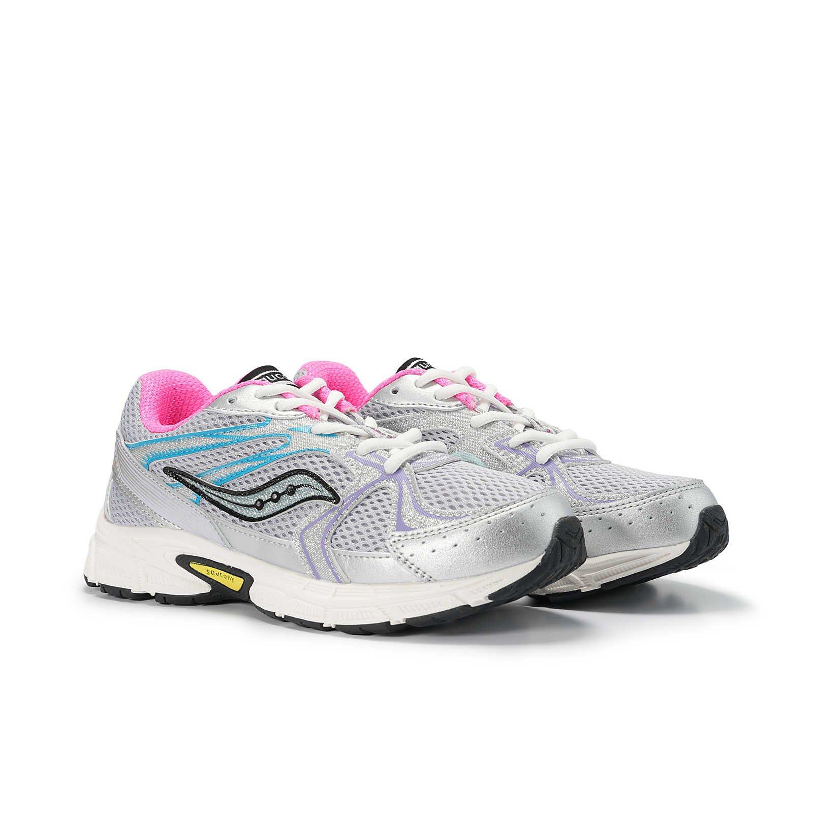 Saucony Ride Millennium KDZ Grade School Girls' "Silver/Multi" Shoe