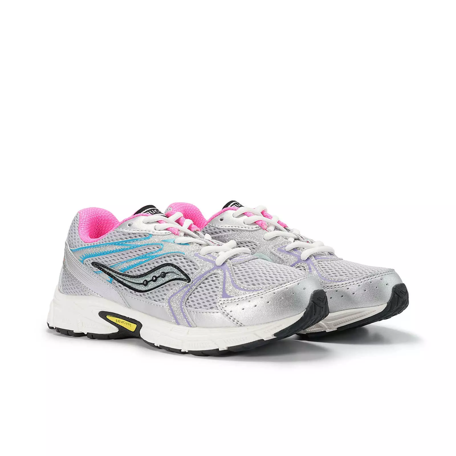 Saucony Ride Millennium KDZ "Silver/Multi" Grade School Girls' Shoe - MULTI-COLOR