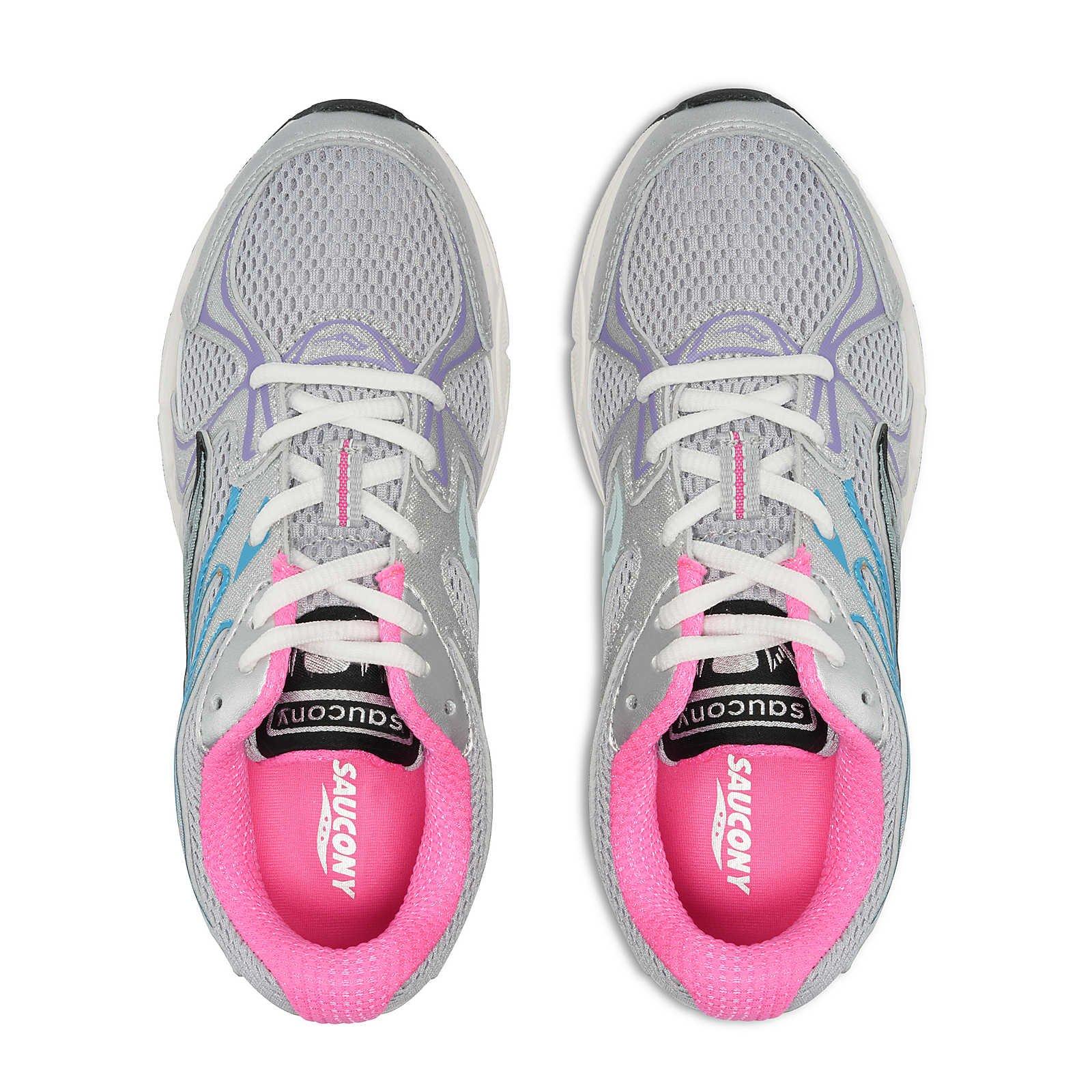 Saucony Ride Millennium KDZ Grade School Girls' "Silver/Multi" Shoe