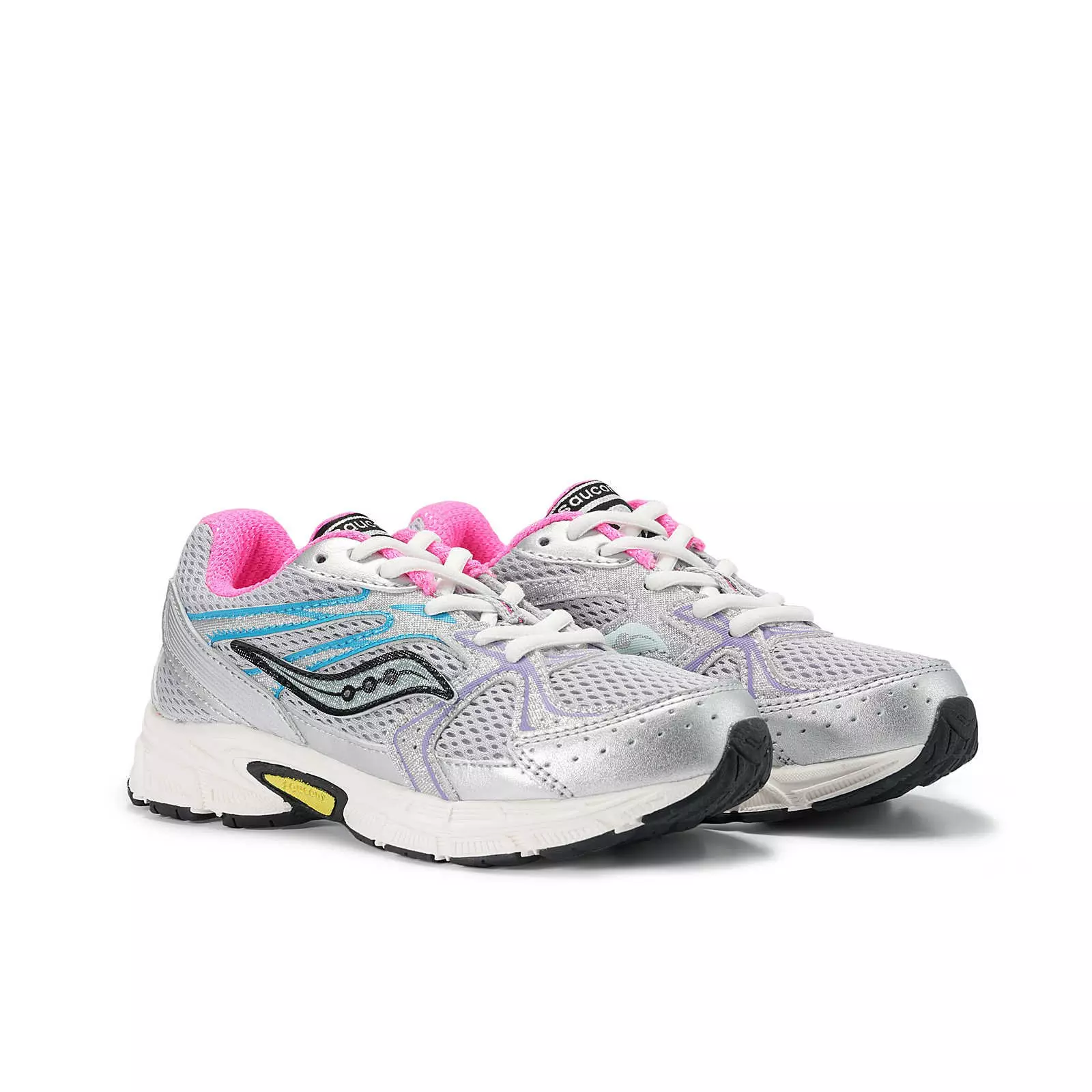 Saucony Ride Millennium KDZ "Silver/Multi" Preschool Girls' Shoe - MULTI-COLOR