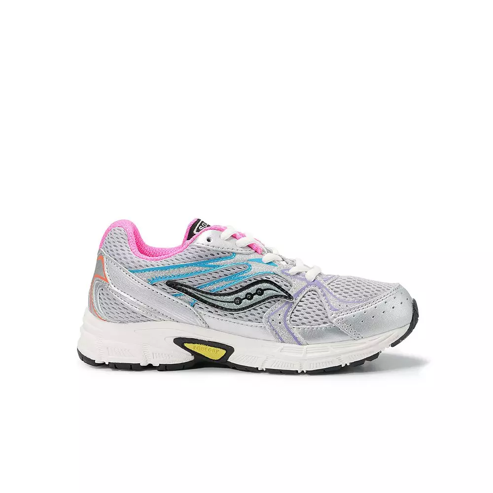 Saucony Ride Millennium KDZ "Silver/Multi" Preschool Girls' Shoe - MULTI-COLOR