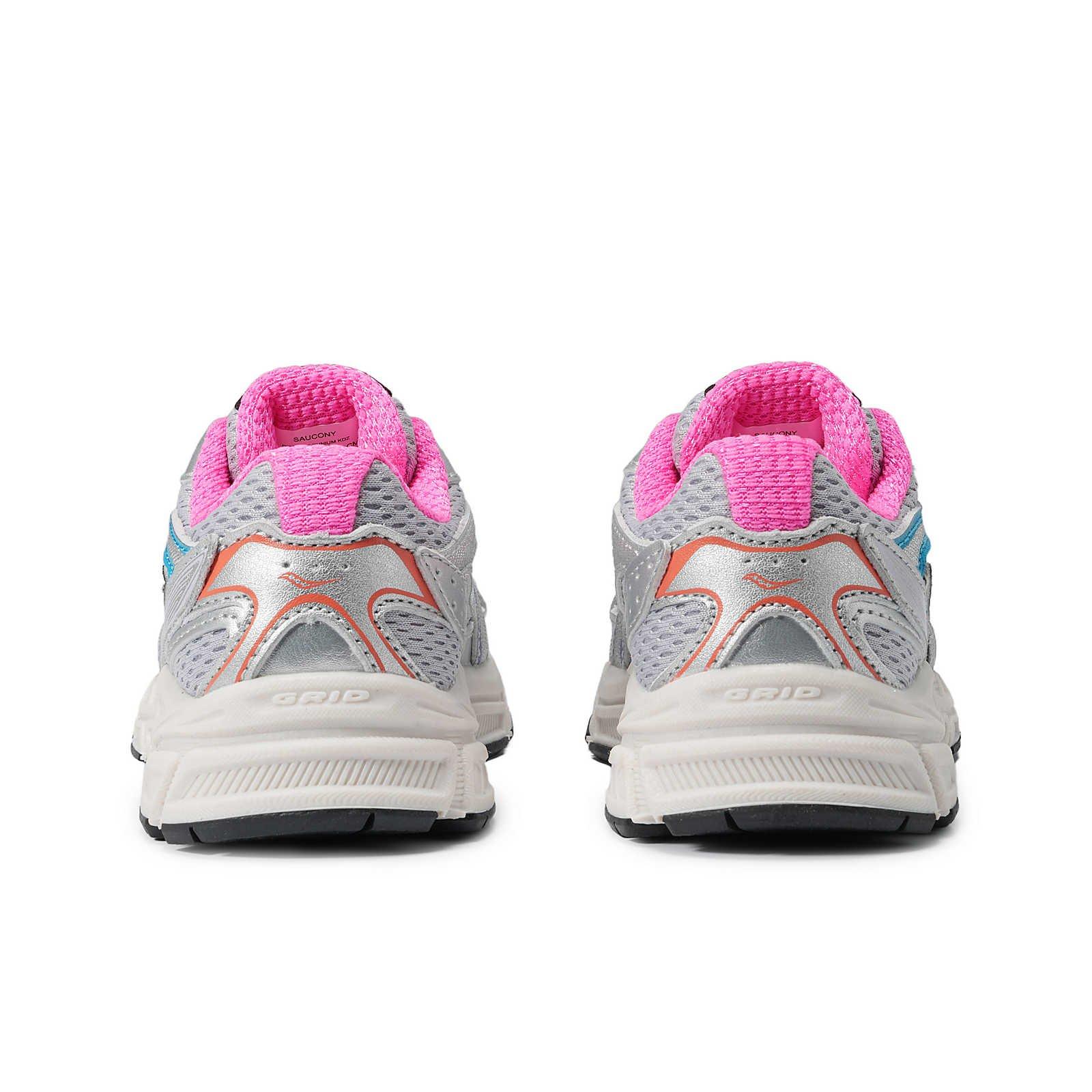 Saucony Ride Millennium KDZ "Silver/Multi" Toddler Girls' Shoe - MULTI-COLOR Thumbnail View 4