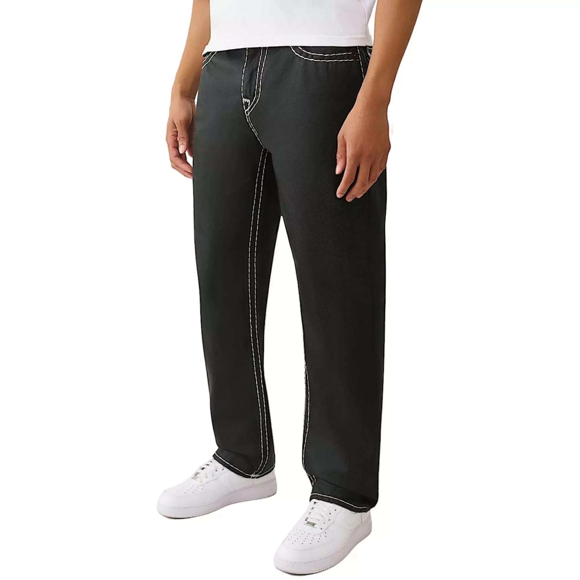 True Religion Men's Bobby Super T Baggy 32" Jean - BLACK