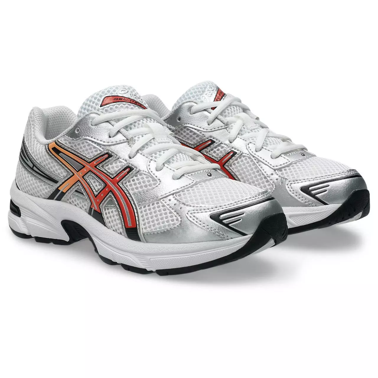 ASICS GEL-1130 "White/Red/Orange" Grade School Boys' Shoe - WHITE/RED/ORANGE