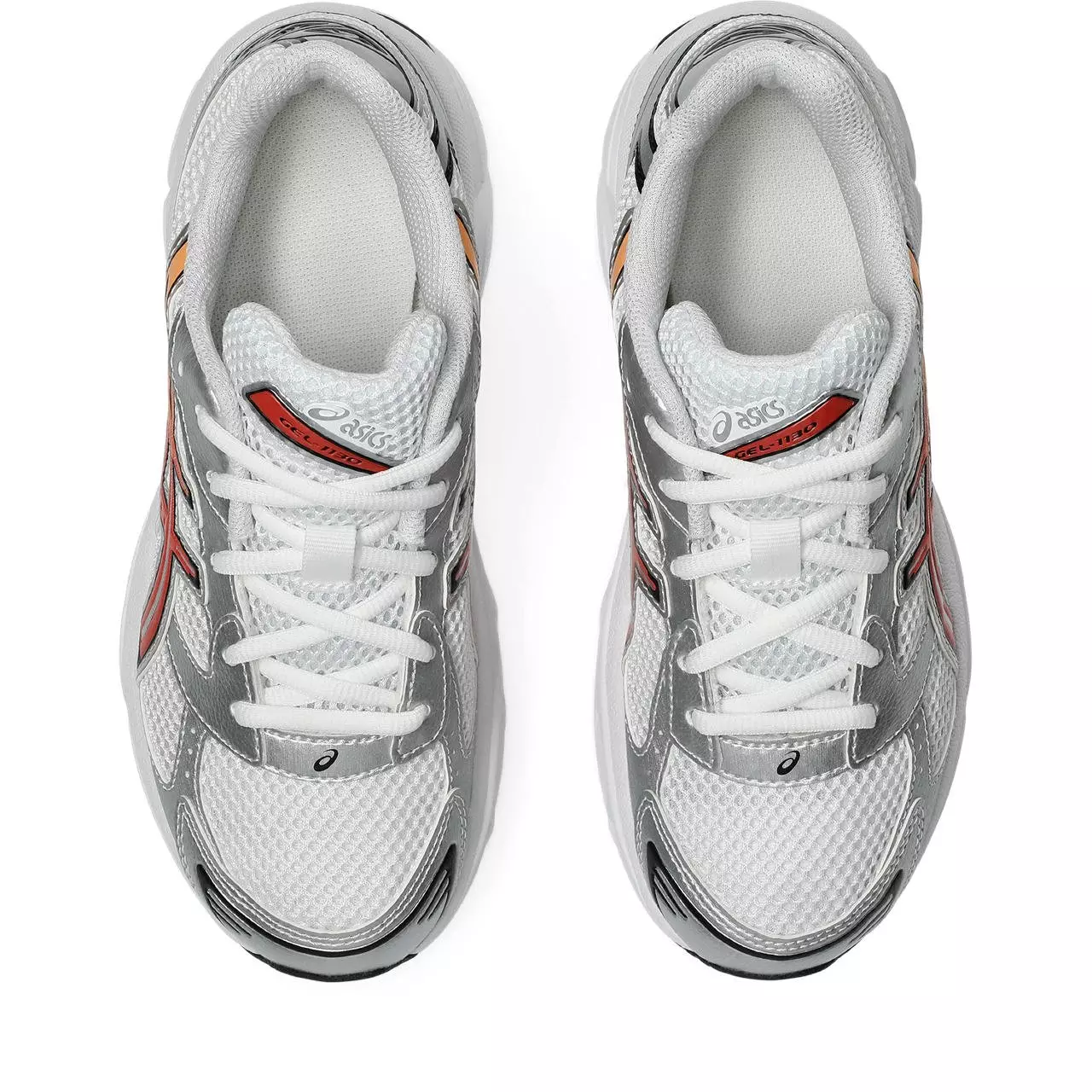 ASICS GEL-1130 "White/Red/Orange" Grade School Boys' Shoe - WHITE/RED/ORANGE