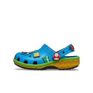 Crocs x Super Mario Classic Grade School Kids' Clog - BLUE