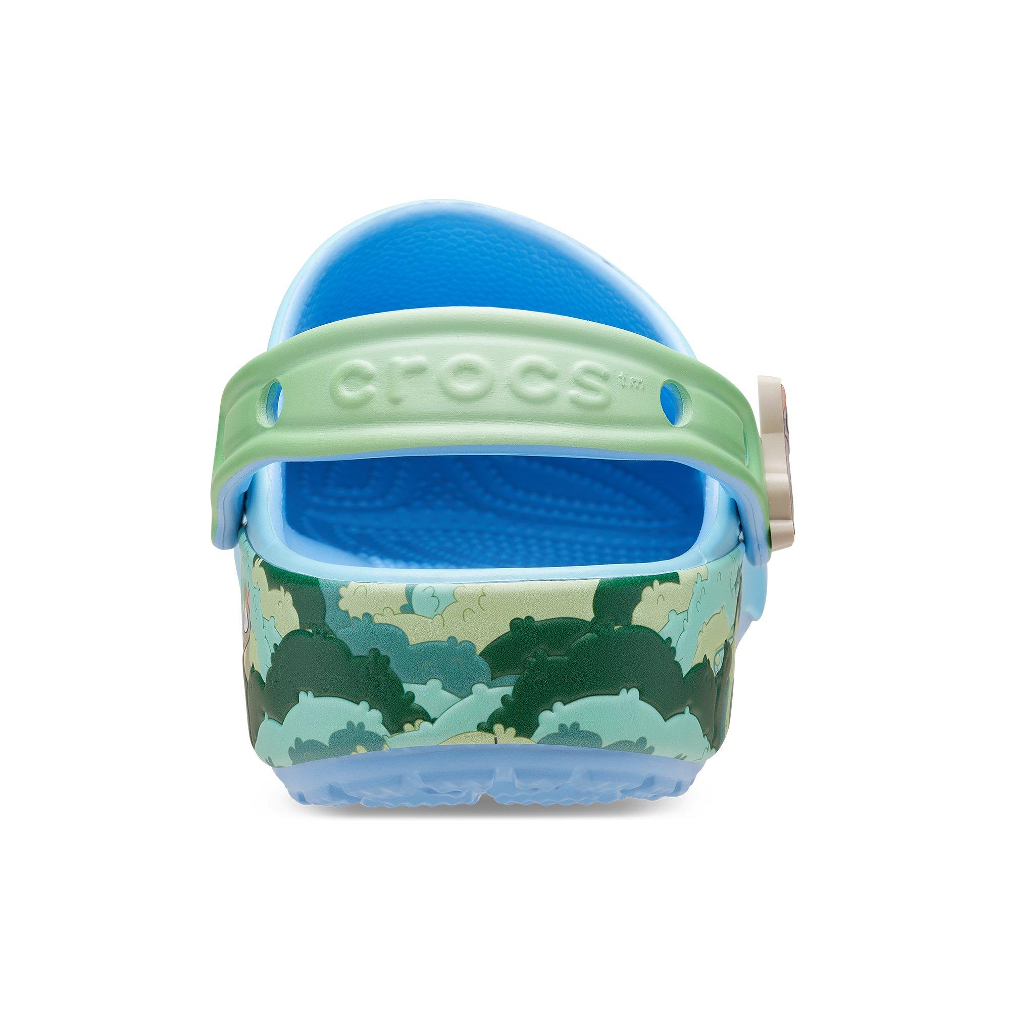 Crocs Bluey Best Buddies Toddler Kids' Classic Clog - BLUE/GREEN Thumbnail View 6