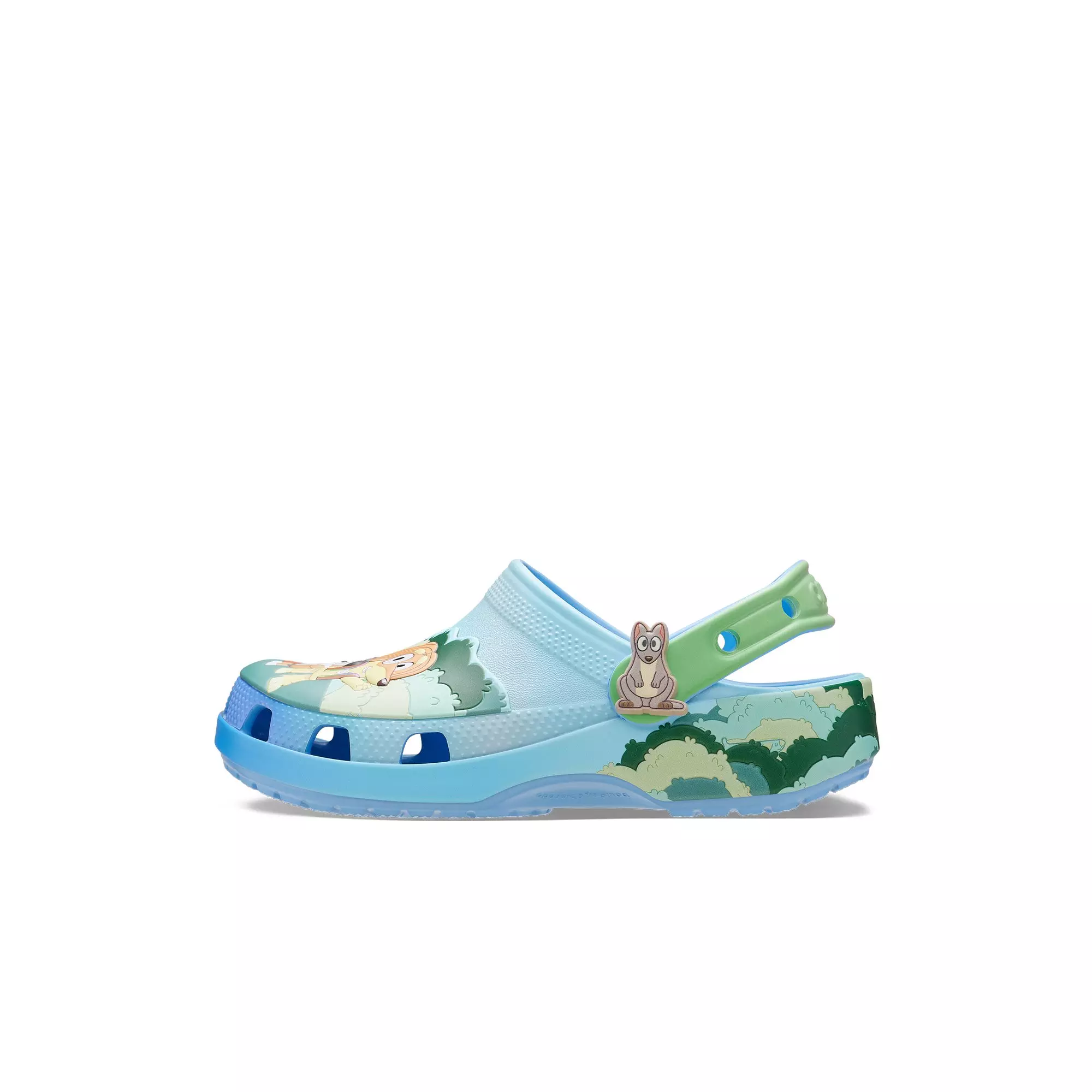 Crocs Bluey Best Buddies Toddler Kids' Classic Clog - BLUE/GREEN