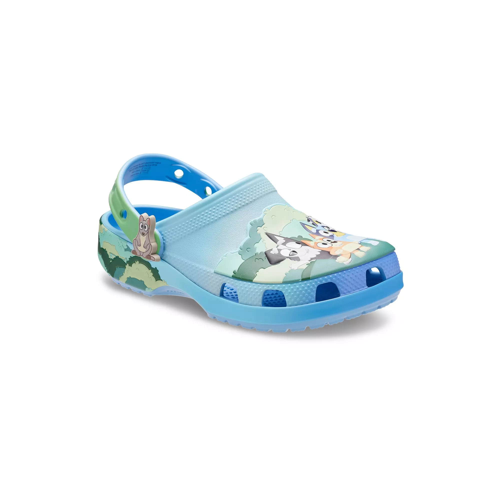 Crocs Bluey Best Buddies Toddler Kids' Classic Clog - BLUE/GREEN