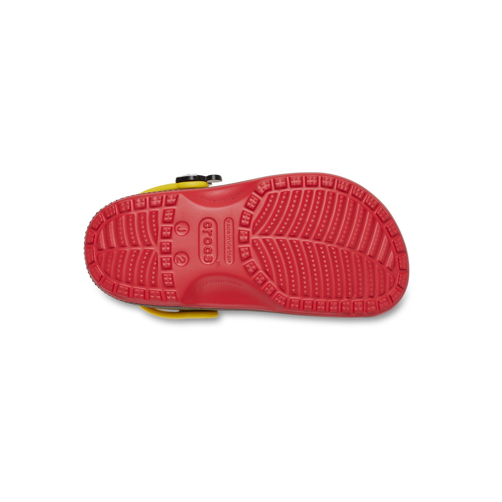 Crocs x Disney Mickey Mouse Grade School Kids' Clog - BLACK/RED/YELLOW Thumbnail View 8