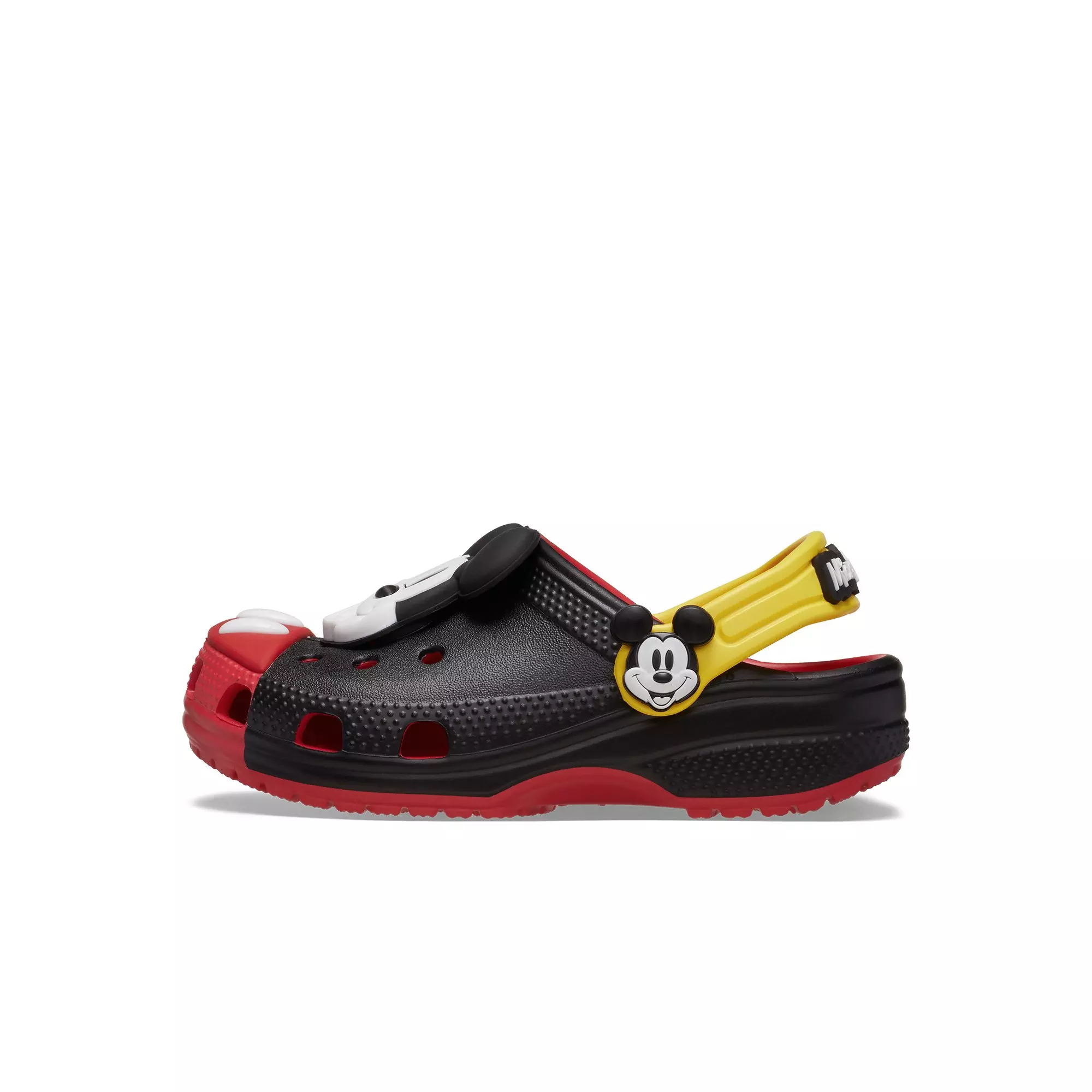 Crocs x Disney Mickey Mouse Grade School Kids' Clog - BLACK/RED/YELLOW