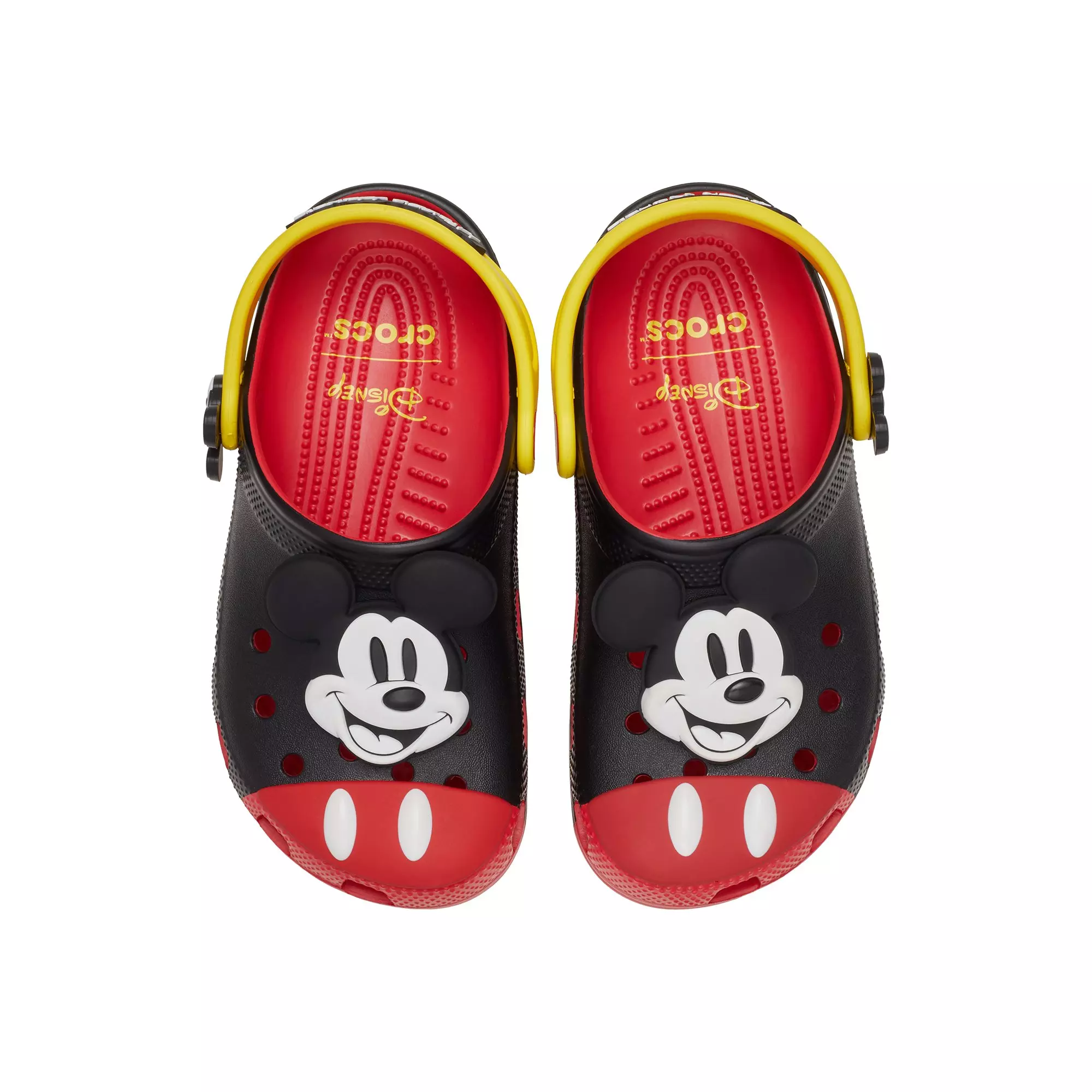 Crocs x Disney Mickey Mouse Grade School Kids' Clog - BLACK/RED/YELLOW