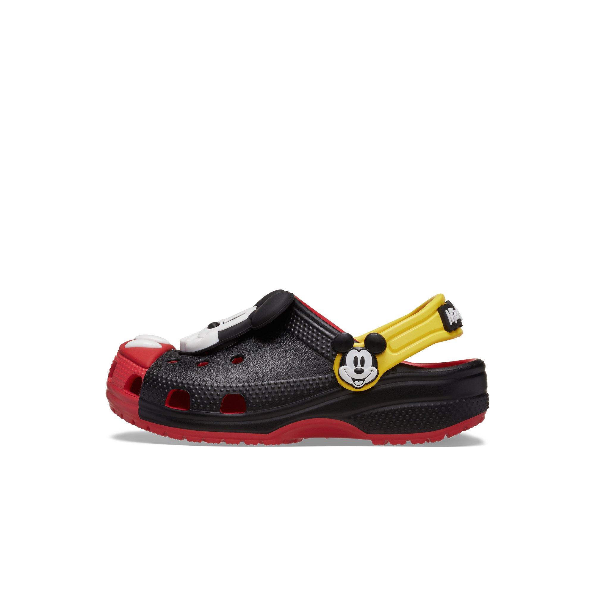 Crocs x Disney Mickey Mouse Toddler Kids' Clog - BLACK/RED/YELLOW Thumbnail View 5