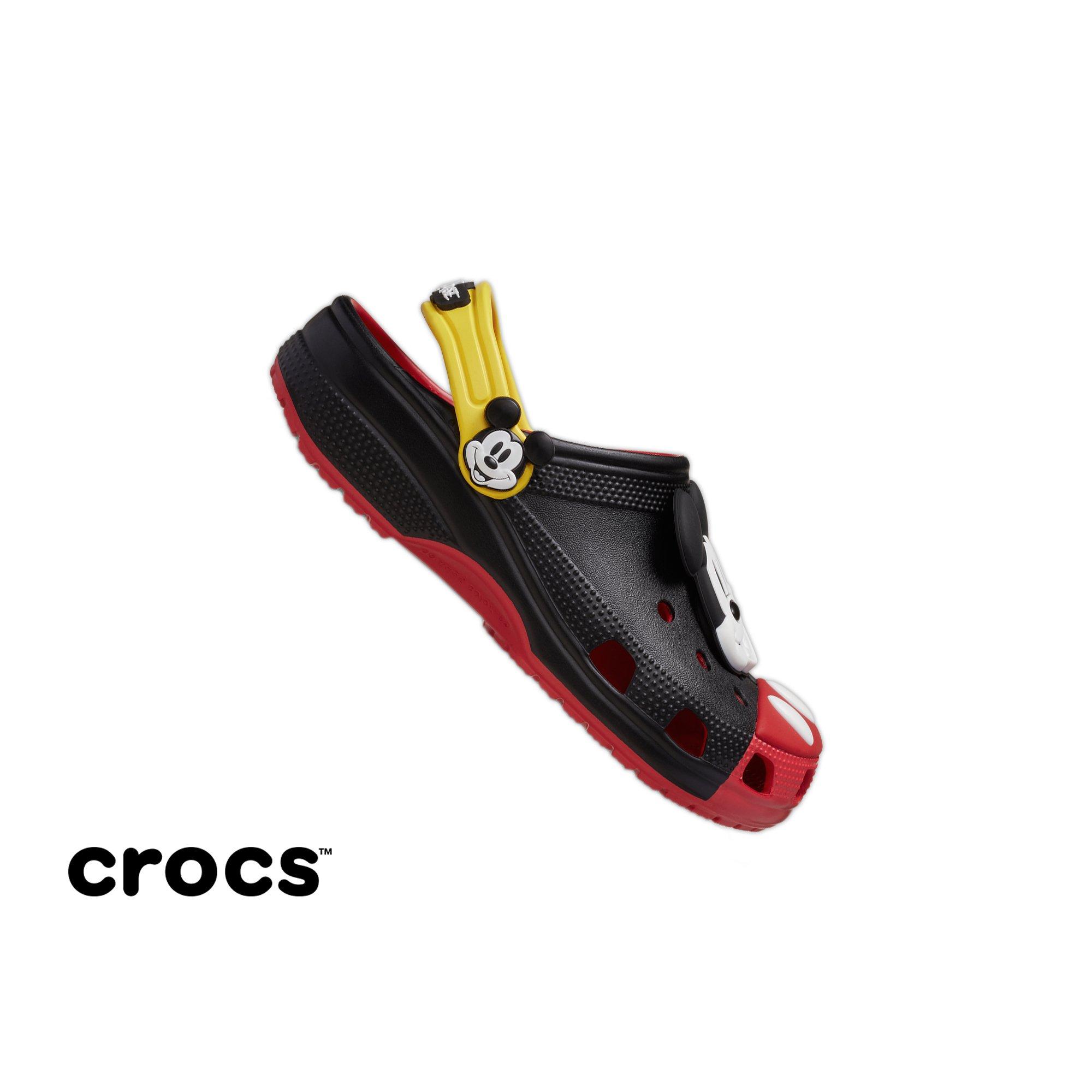 Crocs x Disney Mickey Mouse Preschool Kids' Clog - BLACK/RED/YELLOW Thumbnail View 1