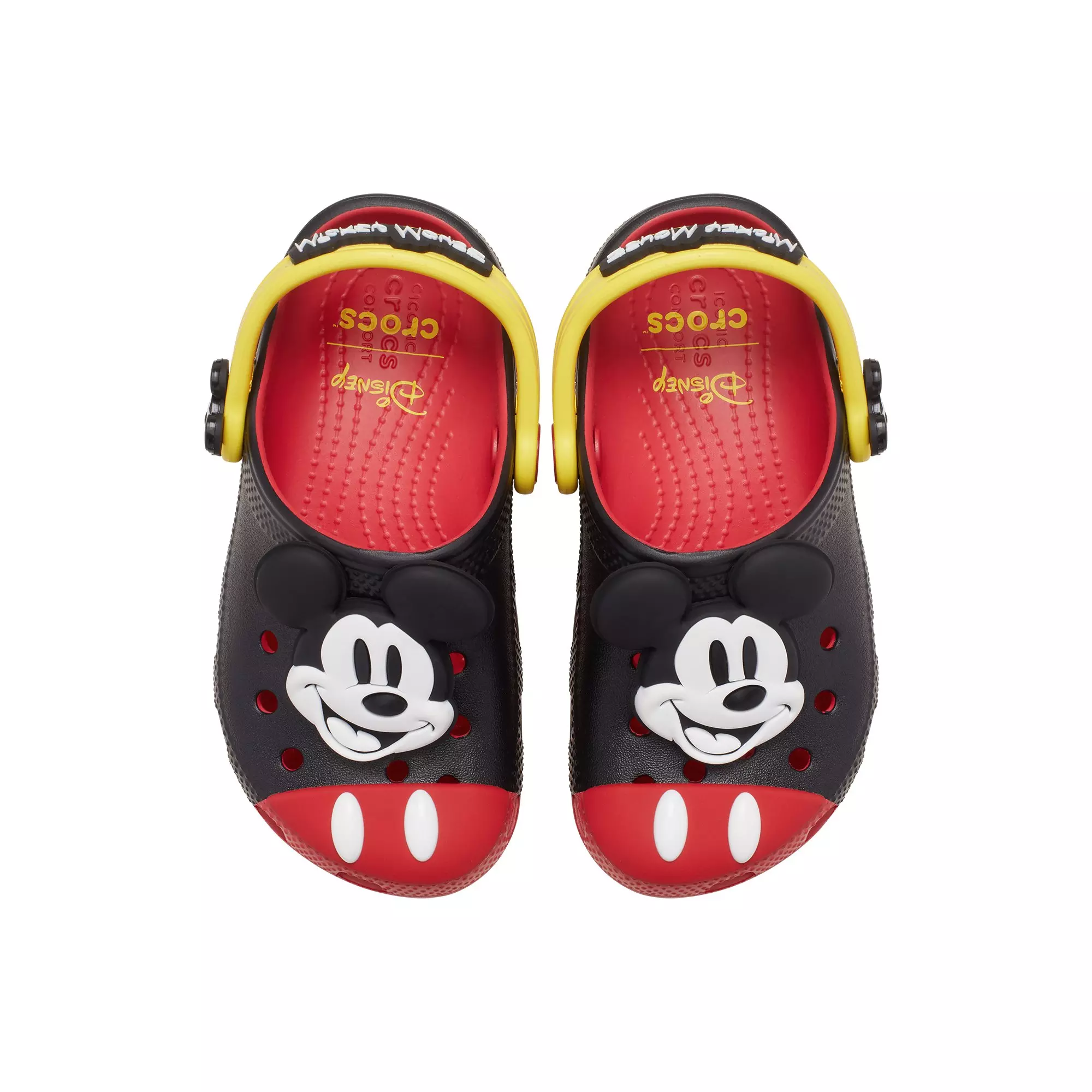 Crocs x Disney Mickey Mouse Preschool Kids' Clog - BLACK/RED/YELLOW