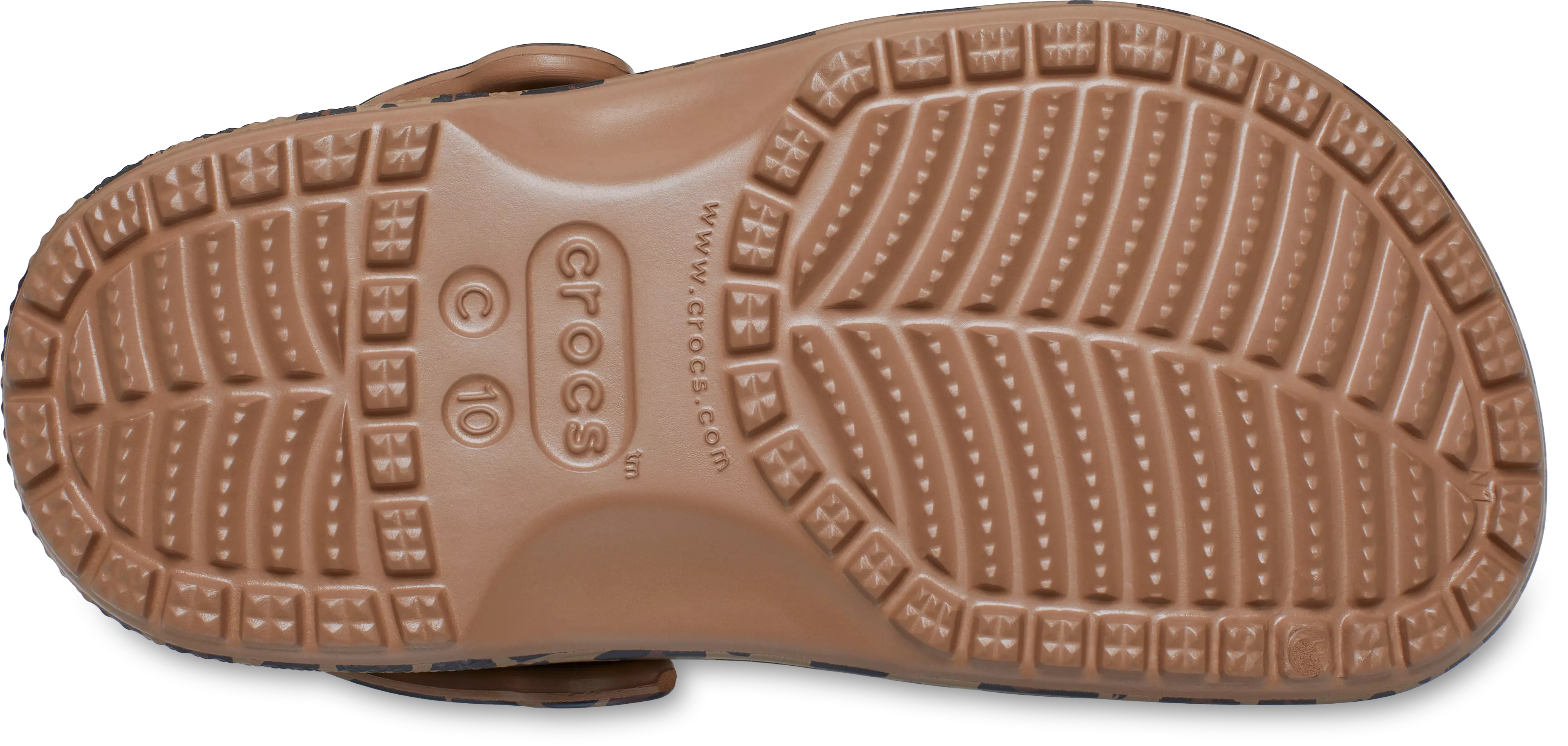 Crocs Classic "Leopard" Toddler Girls' Clog - BROWN