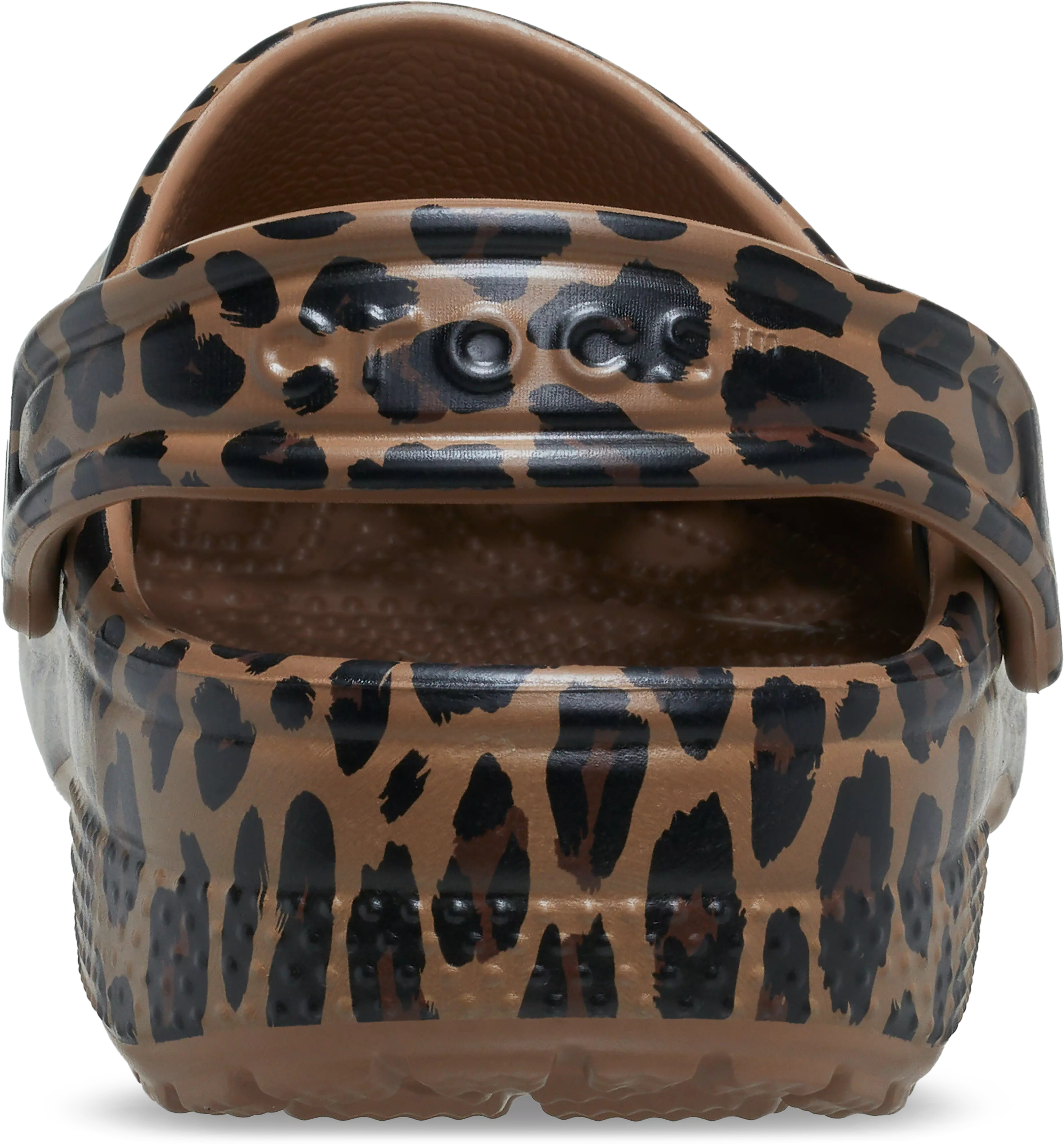 Crocs Classic "Leopard" Toddler Girls' Clog - BROWN