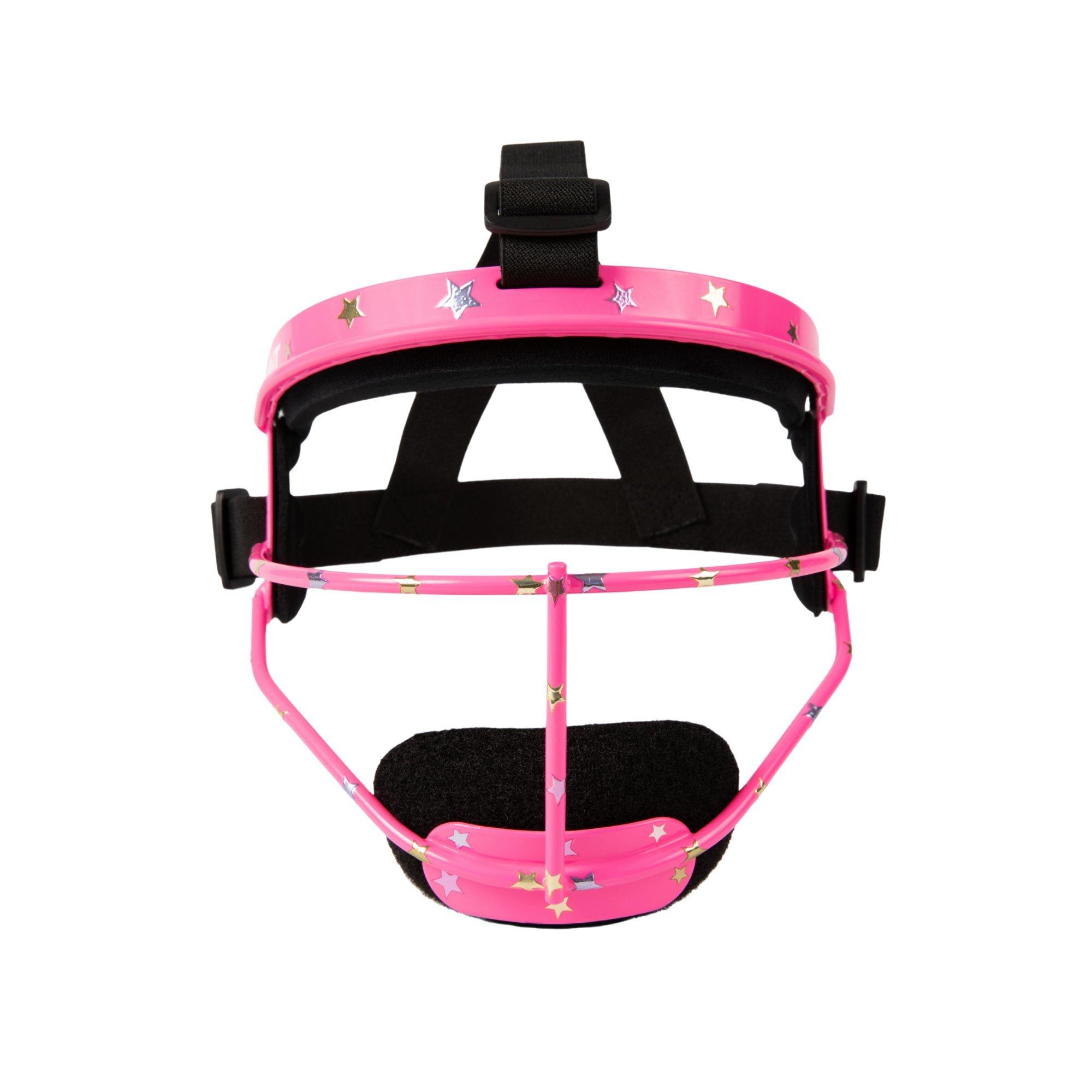 RIP-IT Girls' Starlight Defense Pro Softball Protective Mask-Pink - PINK Thumbnail View 1