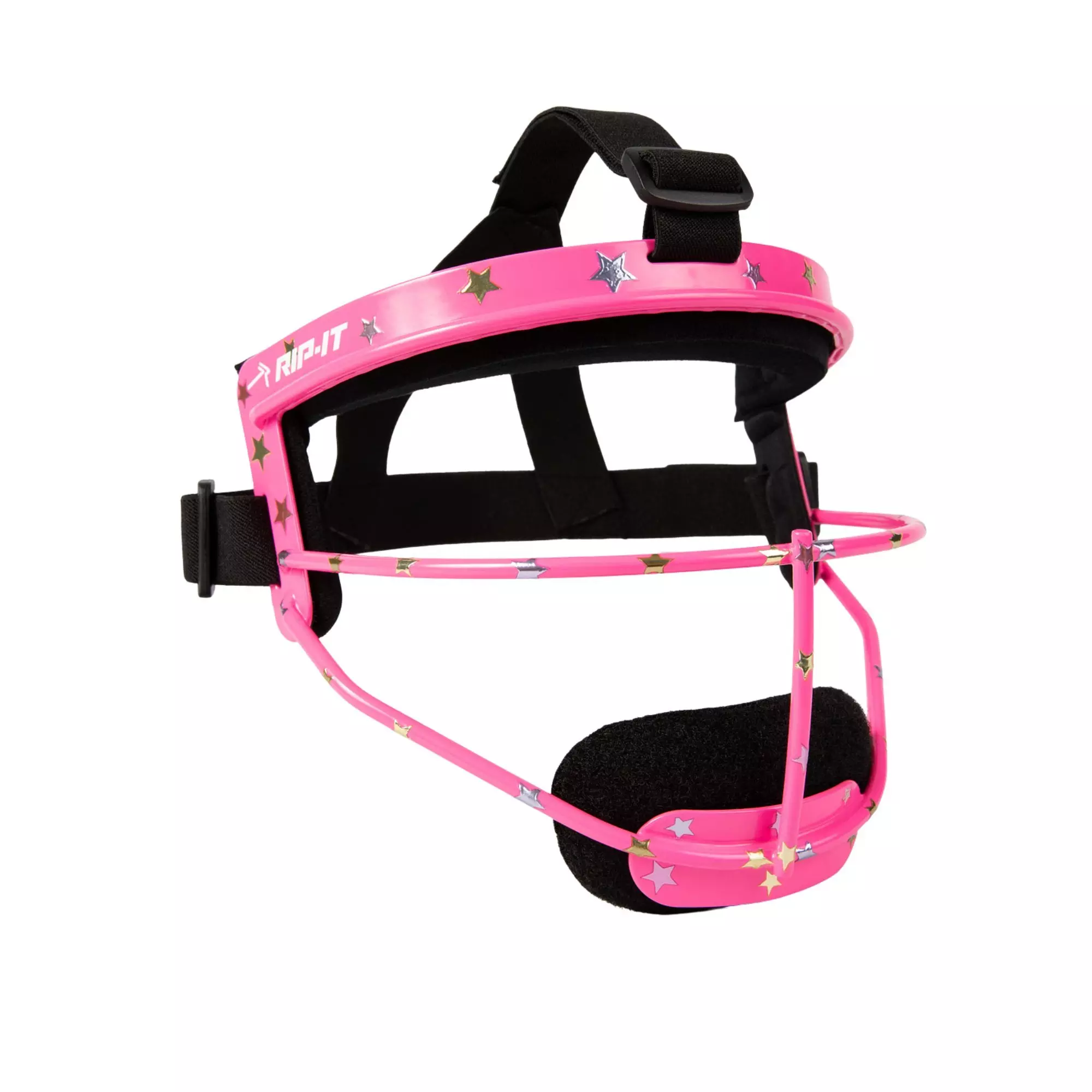 RIP-IT Girls' Starlight Defense Pro Softball Protective Mask-Pink - PINK