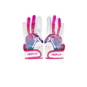 RIP-IT Girls' Play Ball Starlight Softball Batting Gloves