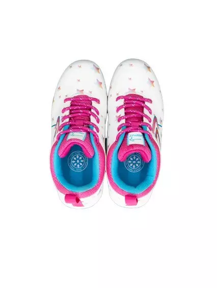 RIP-IT Starlight "White/Multi" Preschool Girls' Softball Cleat - WHITE/MULTI