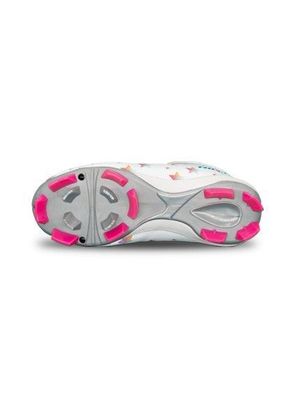 RIP-IT Starlight "White/Multi" Preschool Girls' Softball Cleat - WHITE/MULTI Thumbnail View 6
