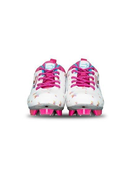 RIP-IT Starlight "White/Multi" Preschool Girls' Softball Cleat - WHITE/MULTI Thumbnail View 7
