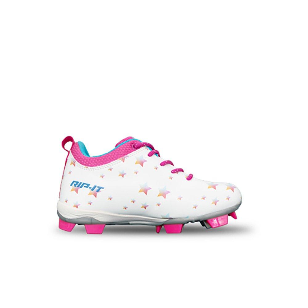 Crampons De Softball RIP-IT Pour Femme – Taille 7, Blanc/rouge/bleu, Neufs En Boîte