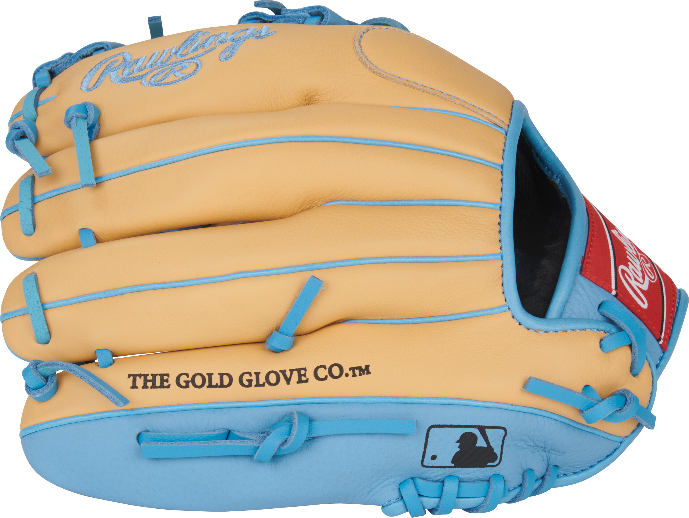 Rawlings Select Pro Lite Series Francisco Lindor Youth 11.5" Baseball Fielders Glove - LT BLUE/BEIGE Thumbnail View 3