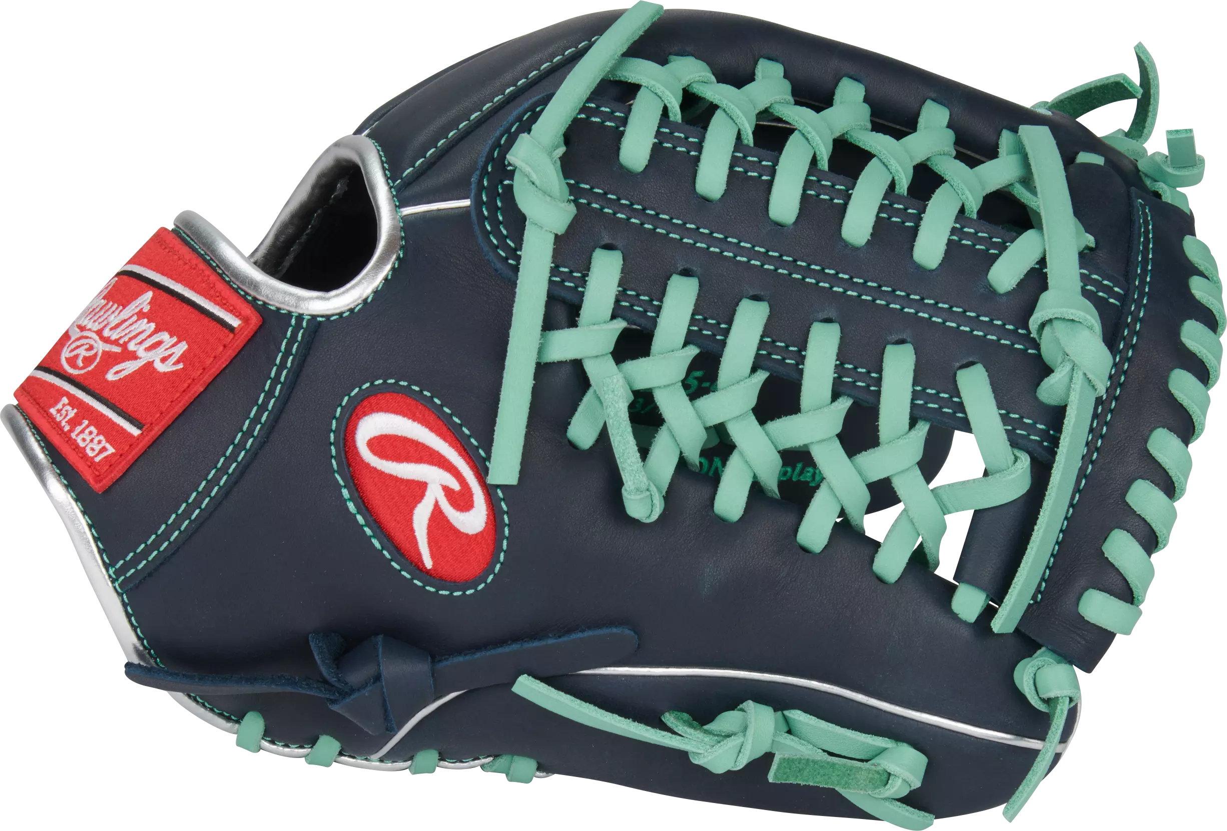 Rawlings R9 Series 11.75" Baseball Fielders Glove - NAVY/TEAL