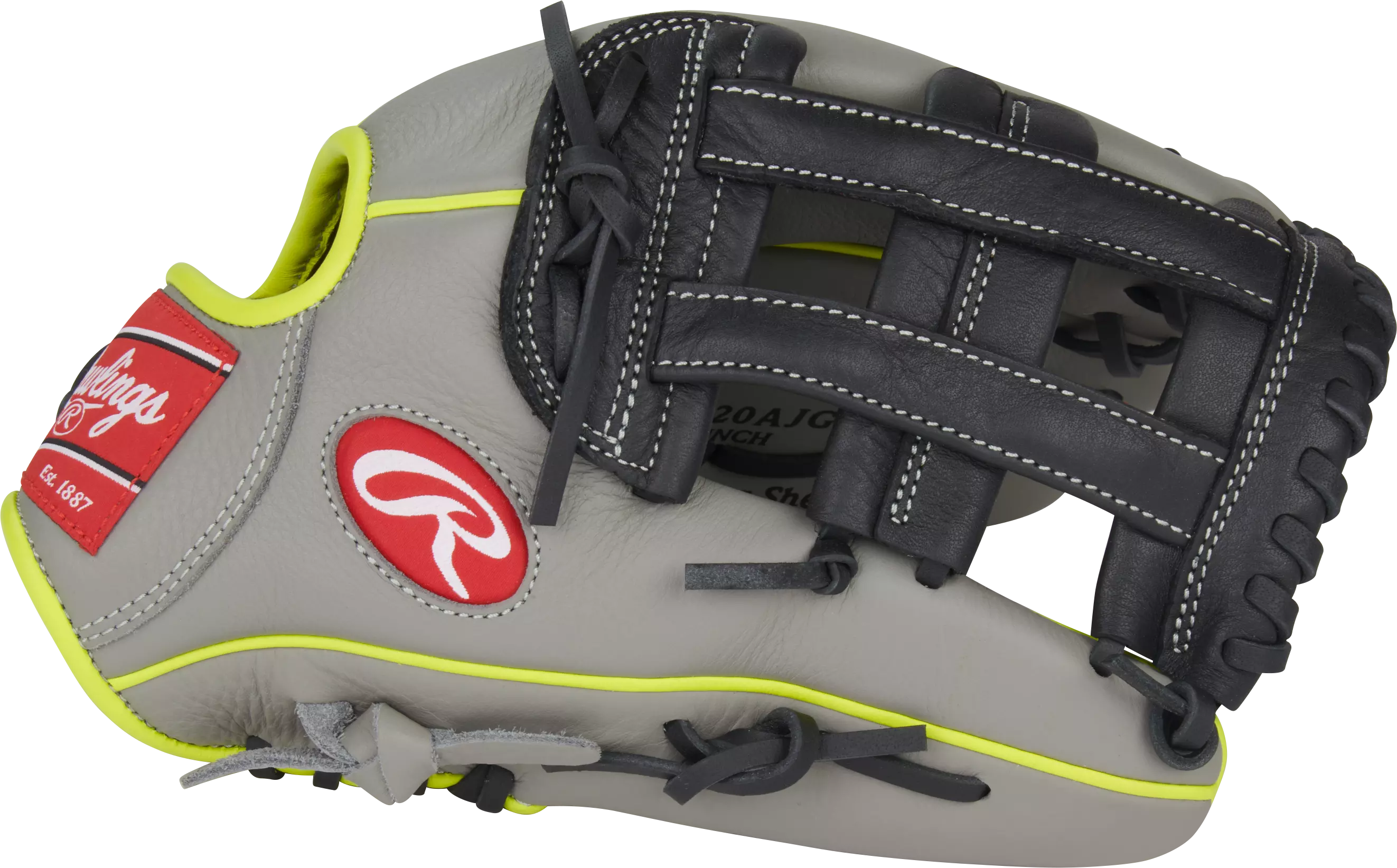 Rawlings Select Pro Lite Series Aaron Judge Youth 12" Baseball Fielders Glove - GREY/BLACK