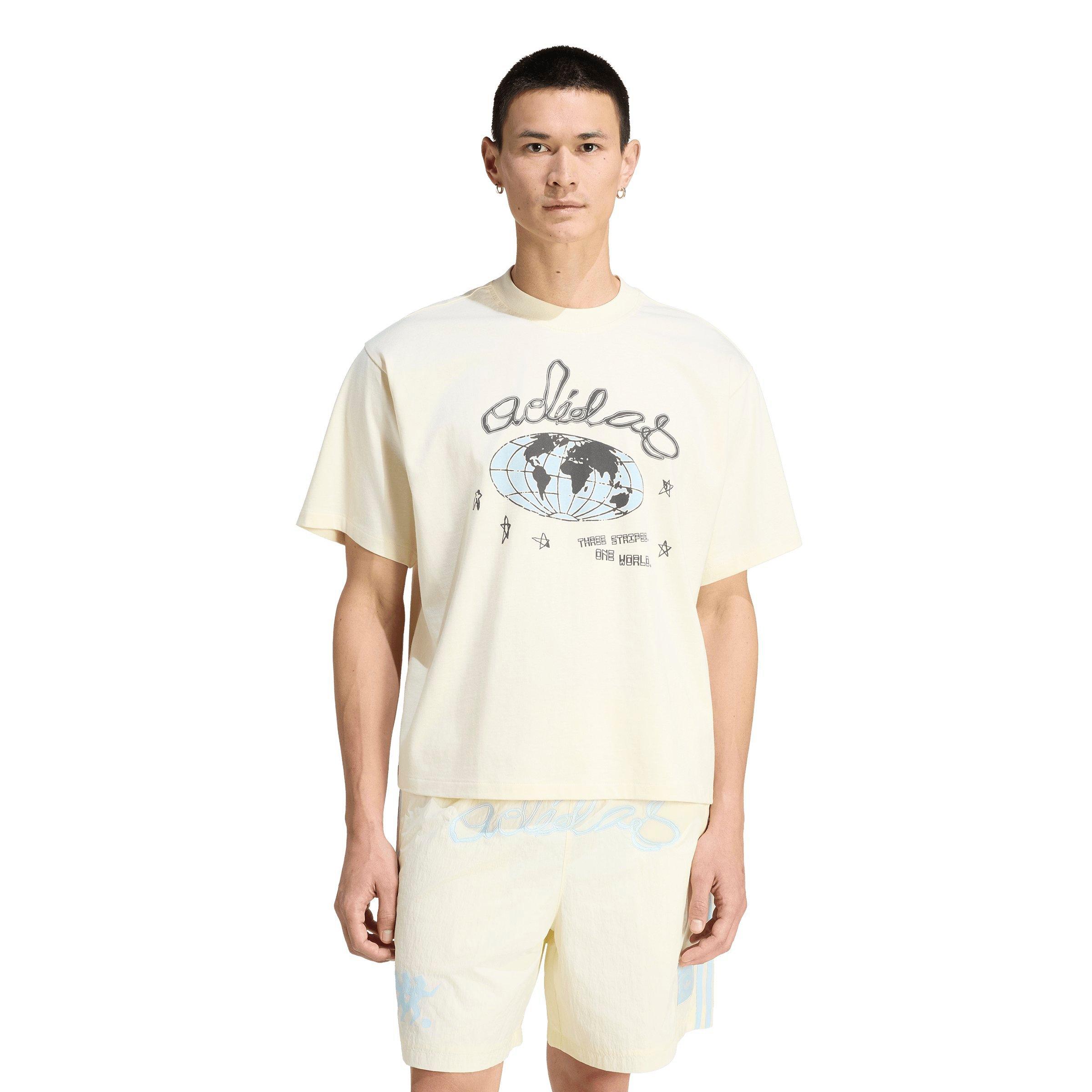 adidas Originals Men's One World Graphic Tee | Hibbett