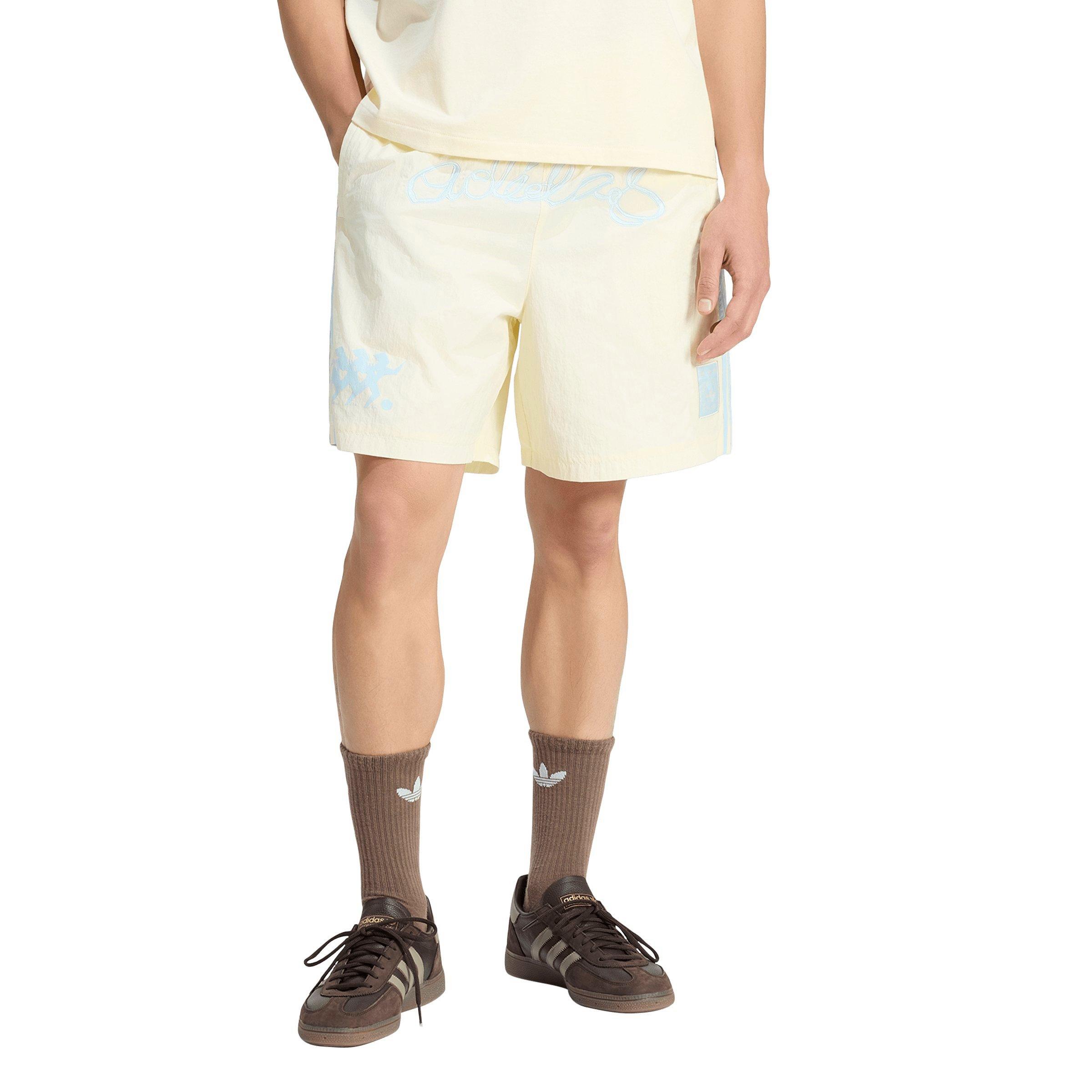 adidas Originals Men's One World Graphic Shorts - CREAM Thumbnail View 1