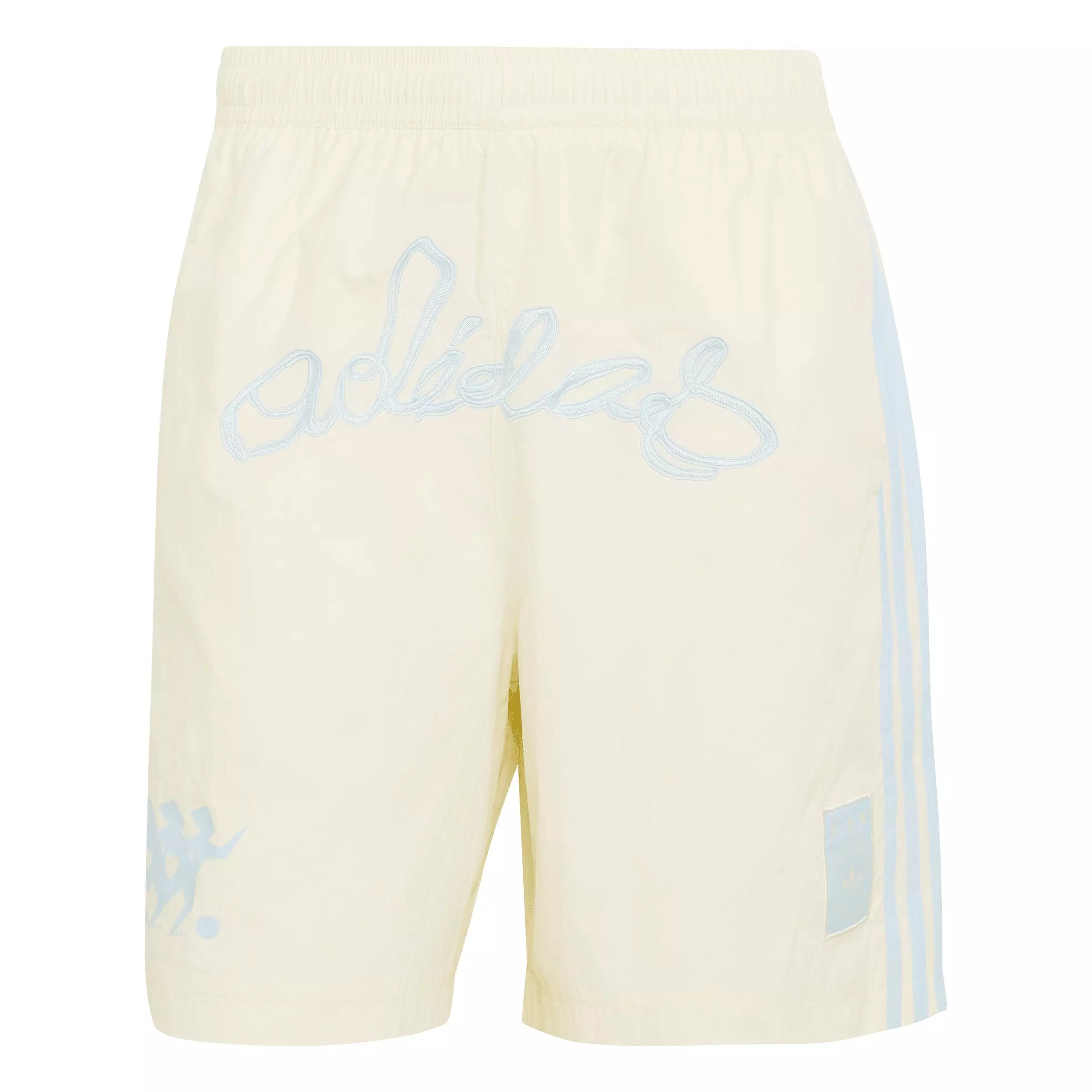 adidas Originals Men's One World Graphic Shorts - CREAM